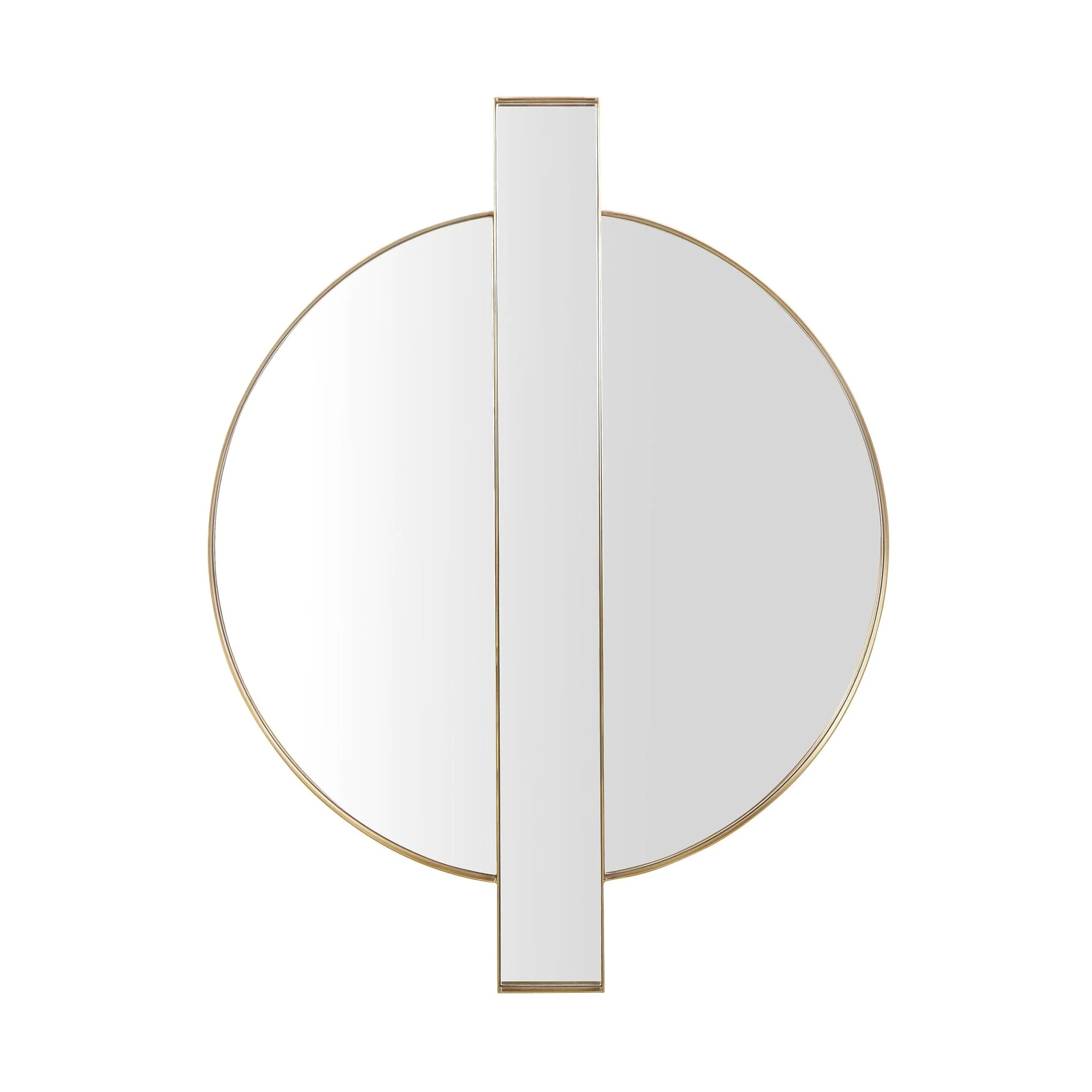 Carri Gold Round Wall Mirror - Image 4