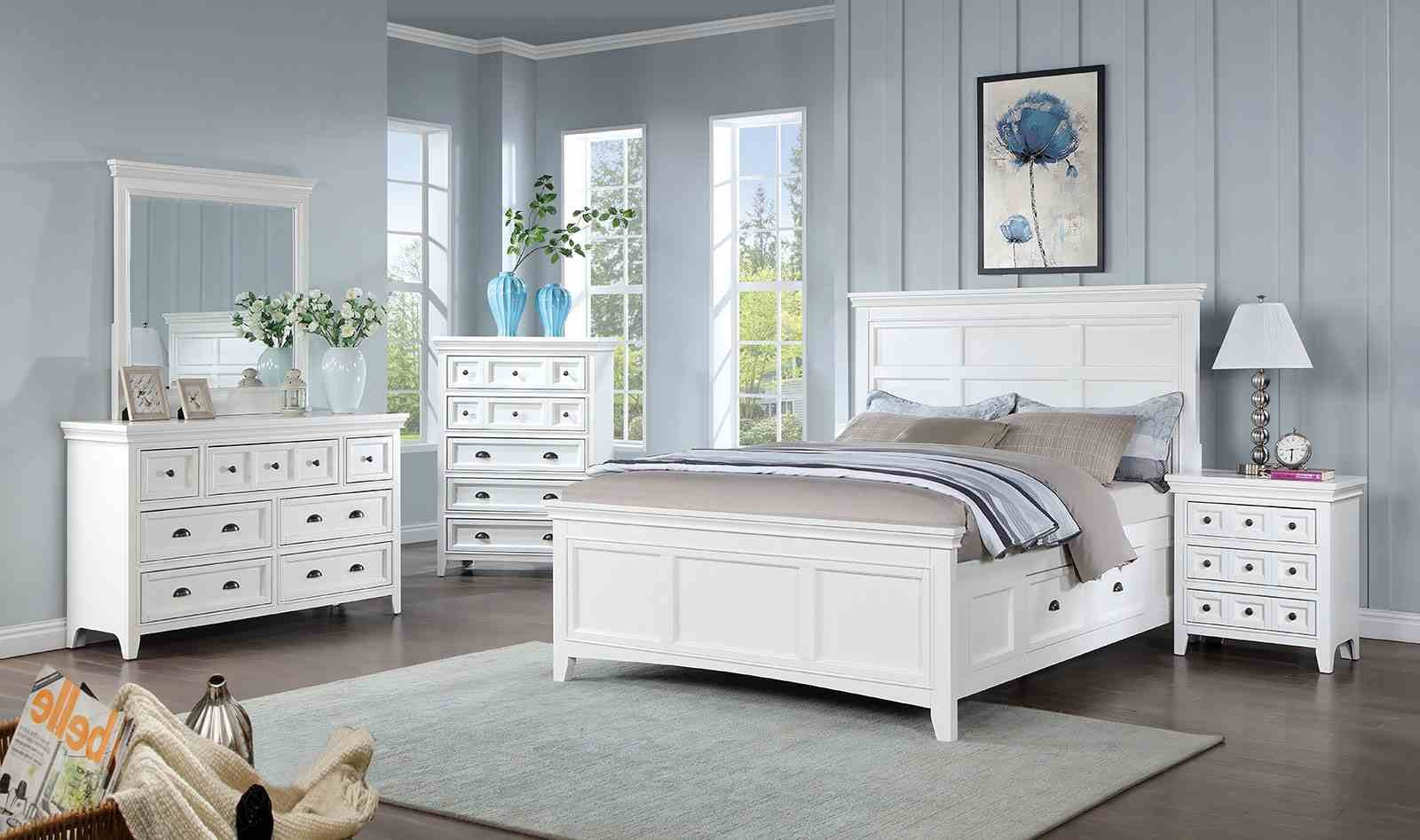 Castile Nightstand w/ USB, White - Image 2
