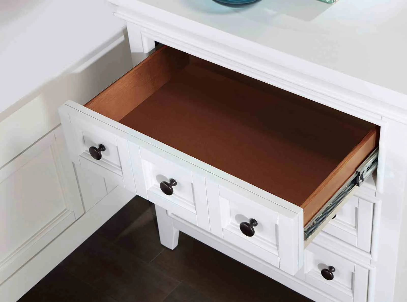 Castile Nightstand w/ USB, White - Image 3