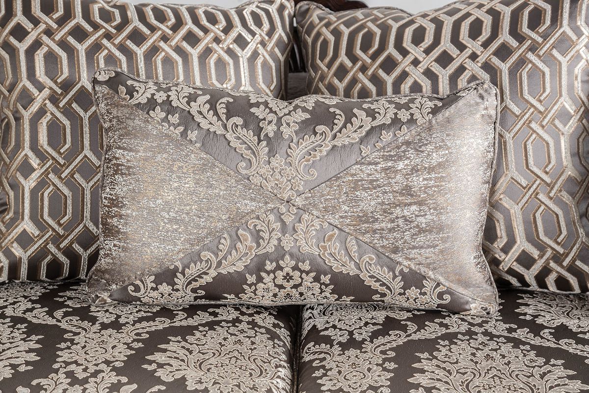 Catalonia Sofa, Beige/Dark Cherry - Image 6
