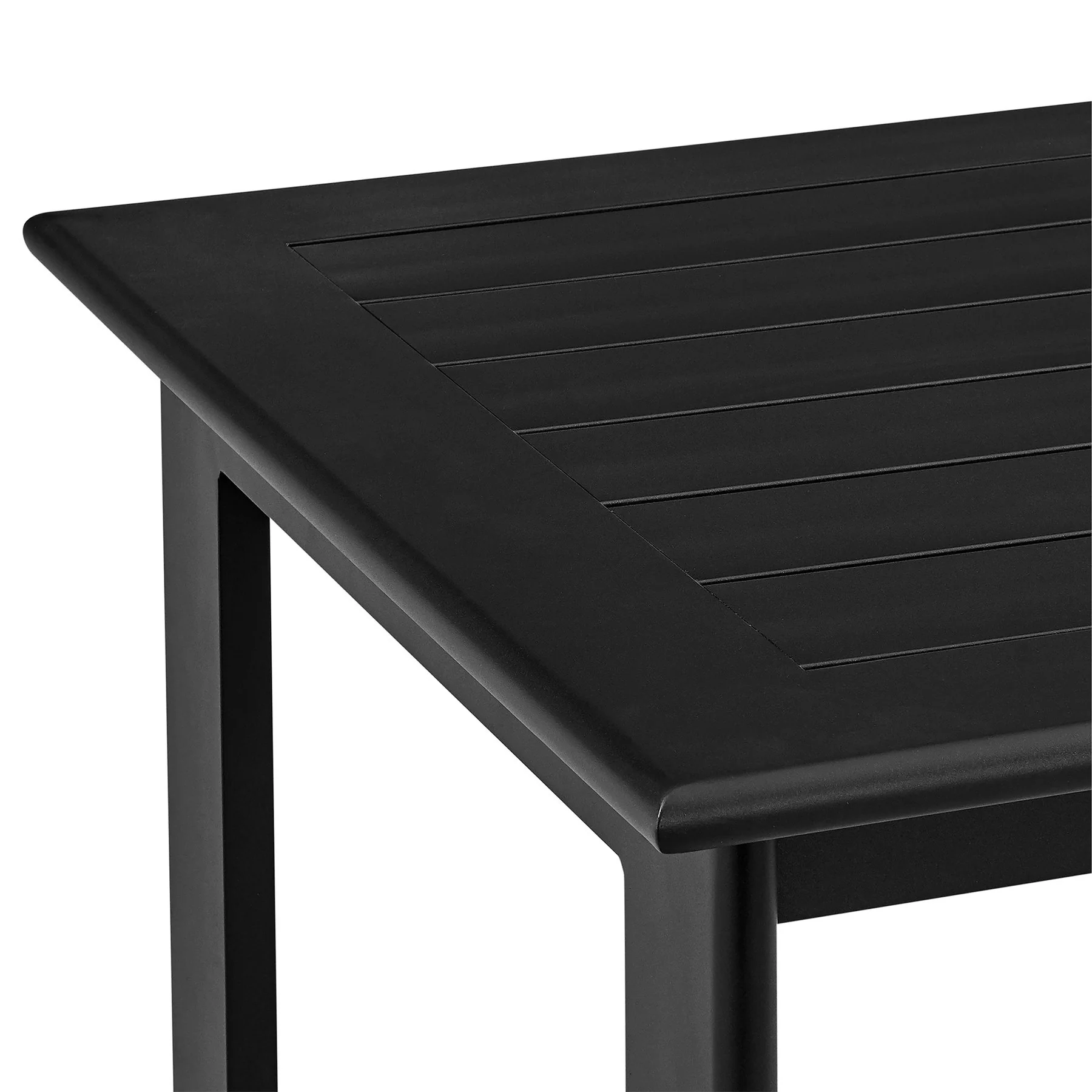 Cayman Outdoor Patio Bar Height Dining Table in Aluminum - Image 3