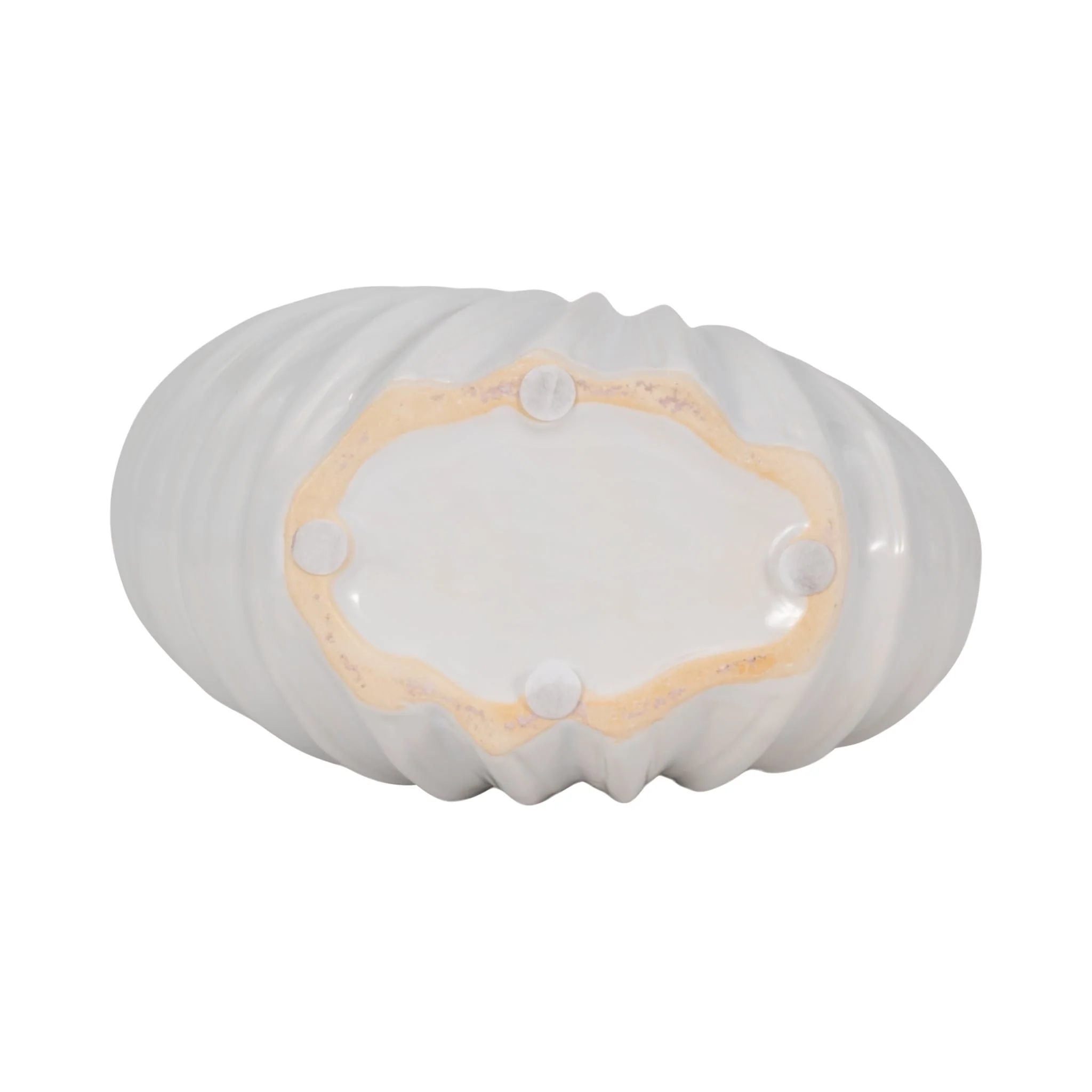 Cer, 10" Shell Vase, White - Image 7