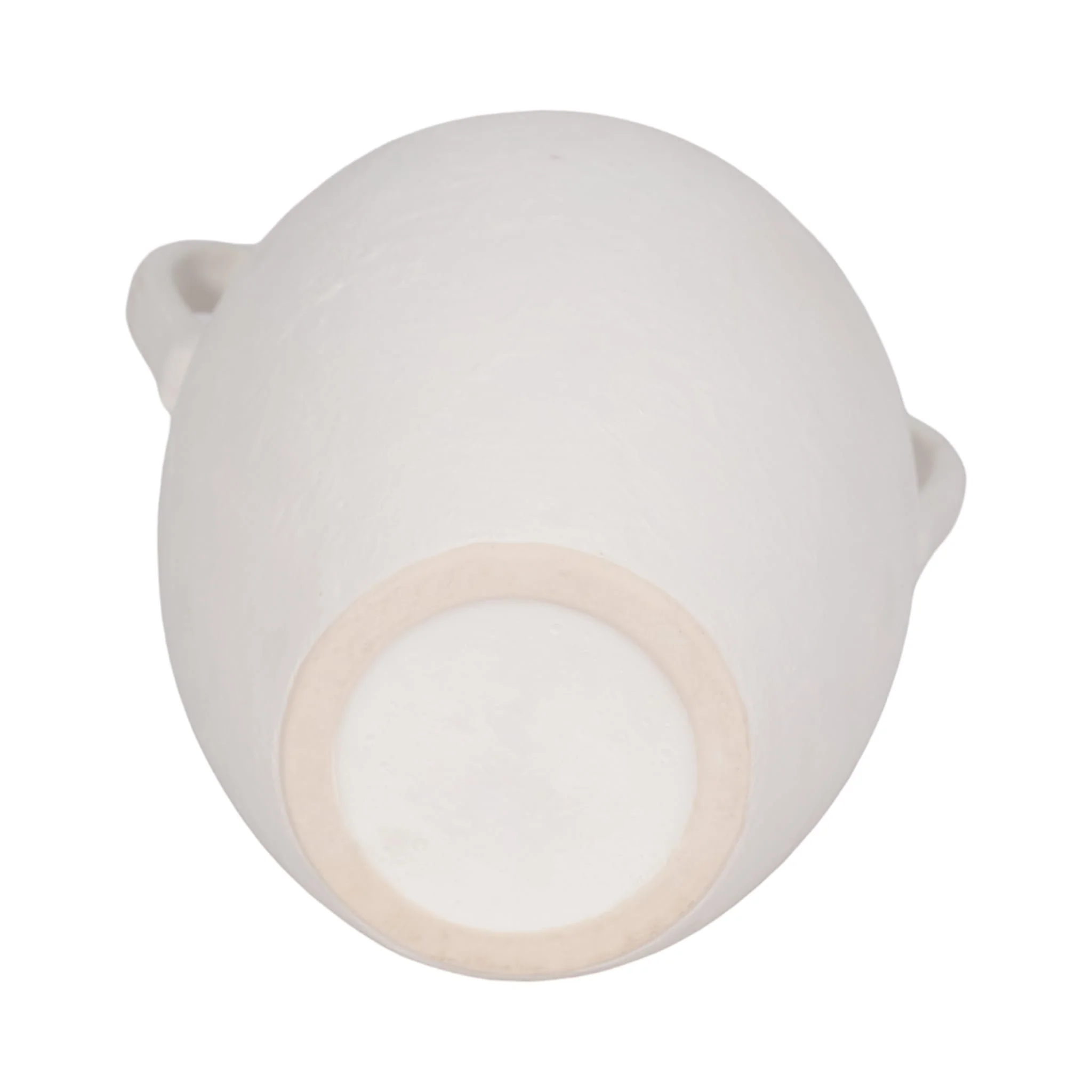 Cer, 10" Textured Jug W/ Handles, White - Image 7