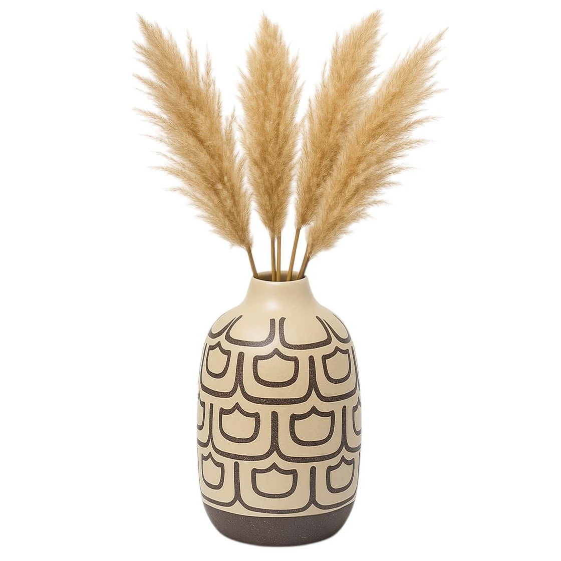 Cer, 10"h Decoractive Vase, Irish Cream - Image 2