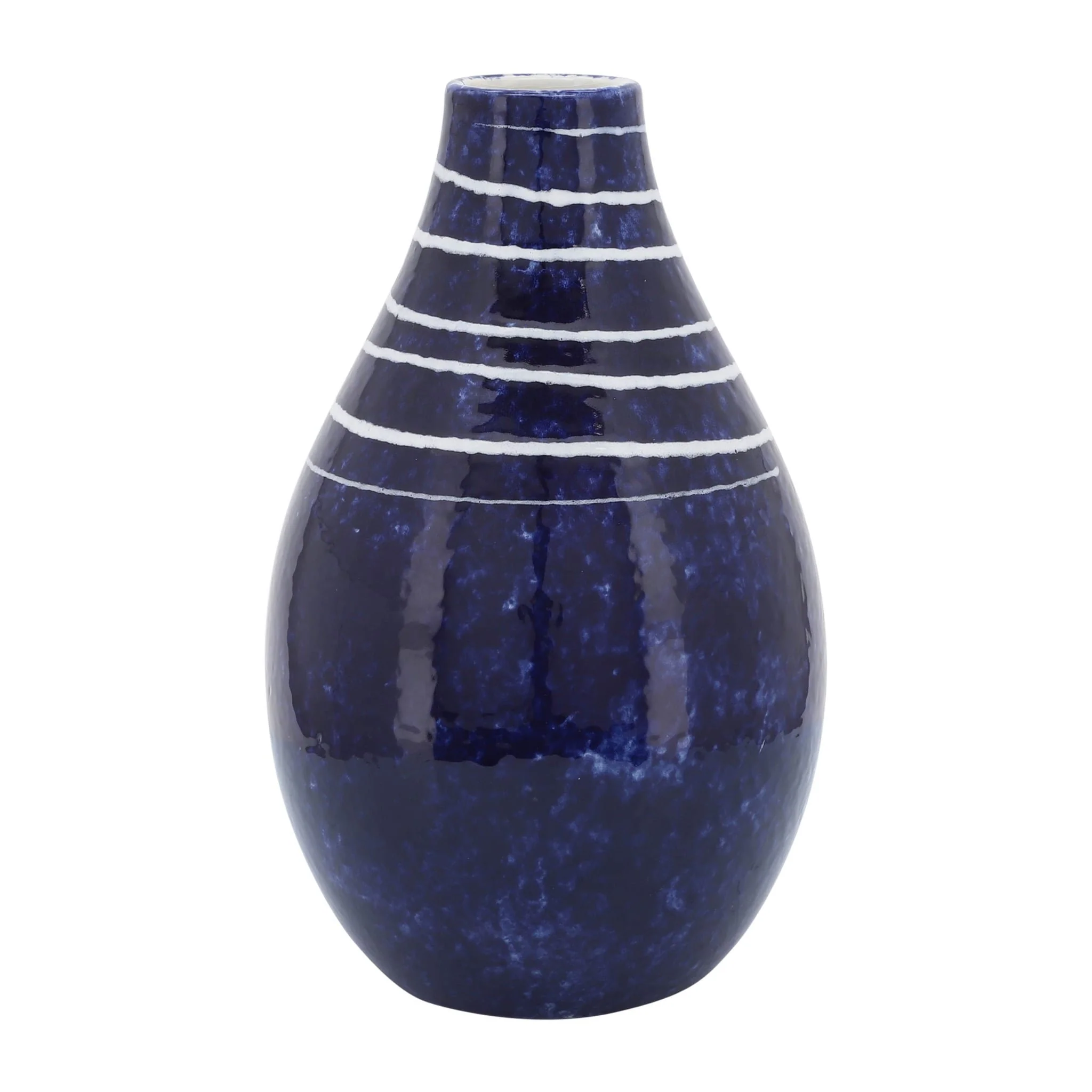 Cer, 10"h Primeval Vase, Blue - Image 3