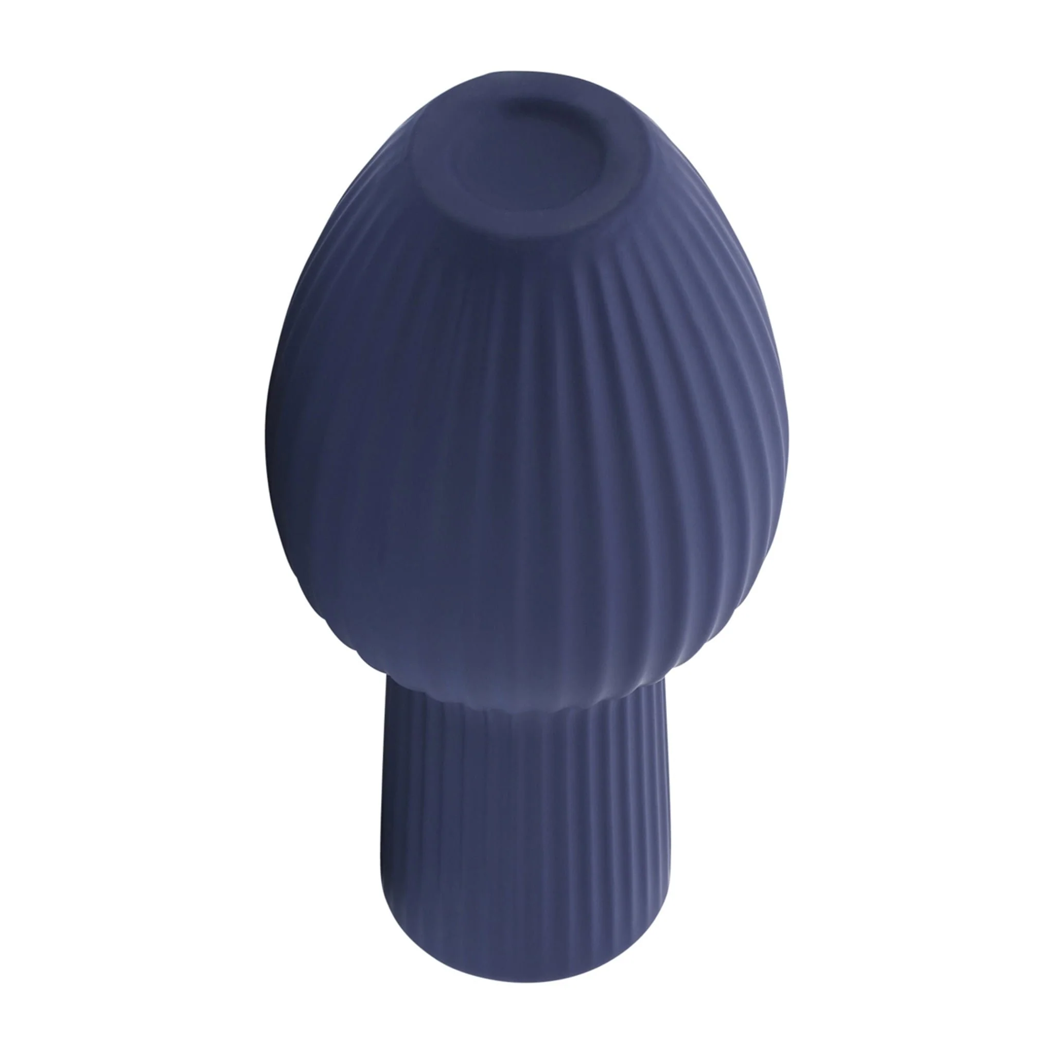 Cer, 11"h Bouquet Vase, Navy - Image 5