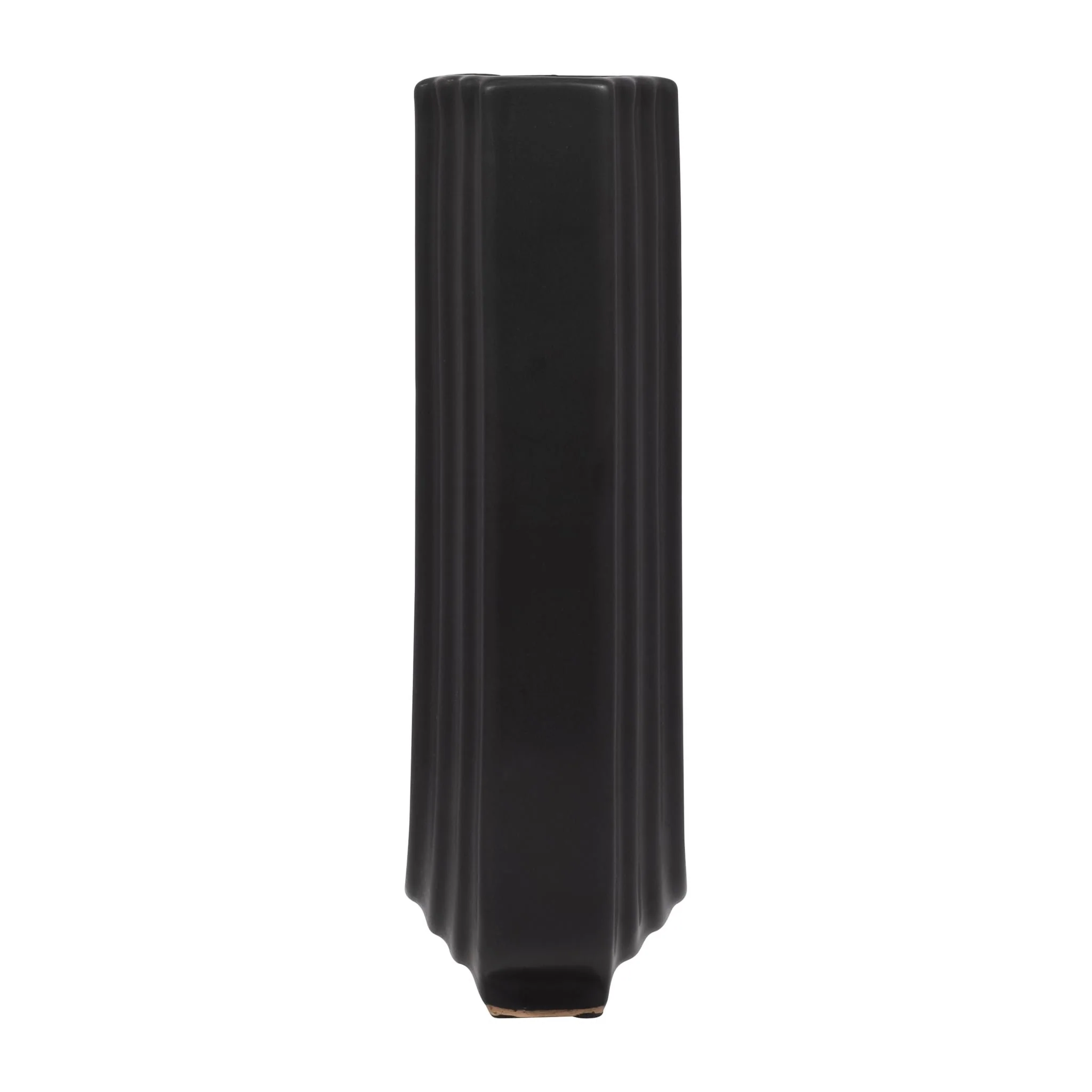 Cer, 11"h Loopy Vase, Black - Image 3