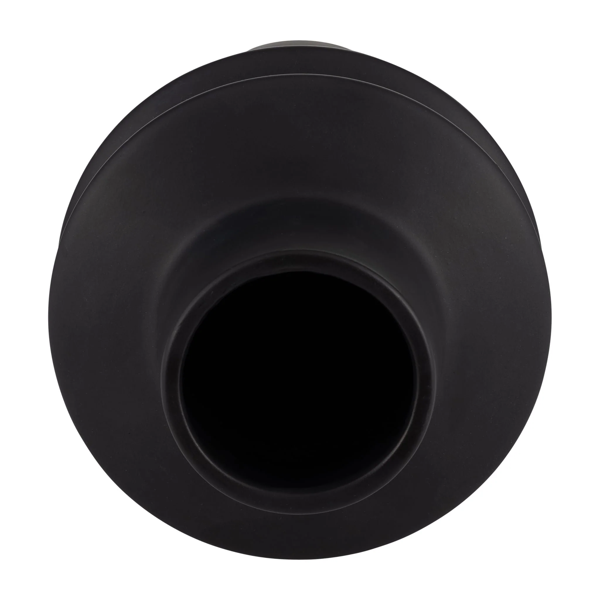 Cer, 11"h Modern Vase, Black - Image 4
