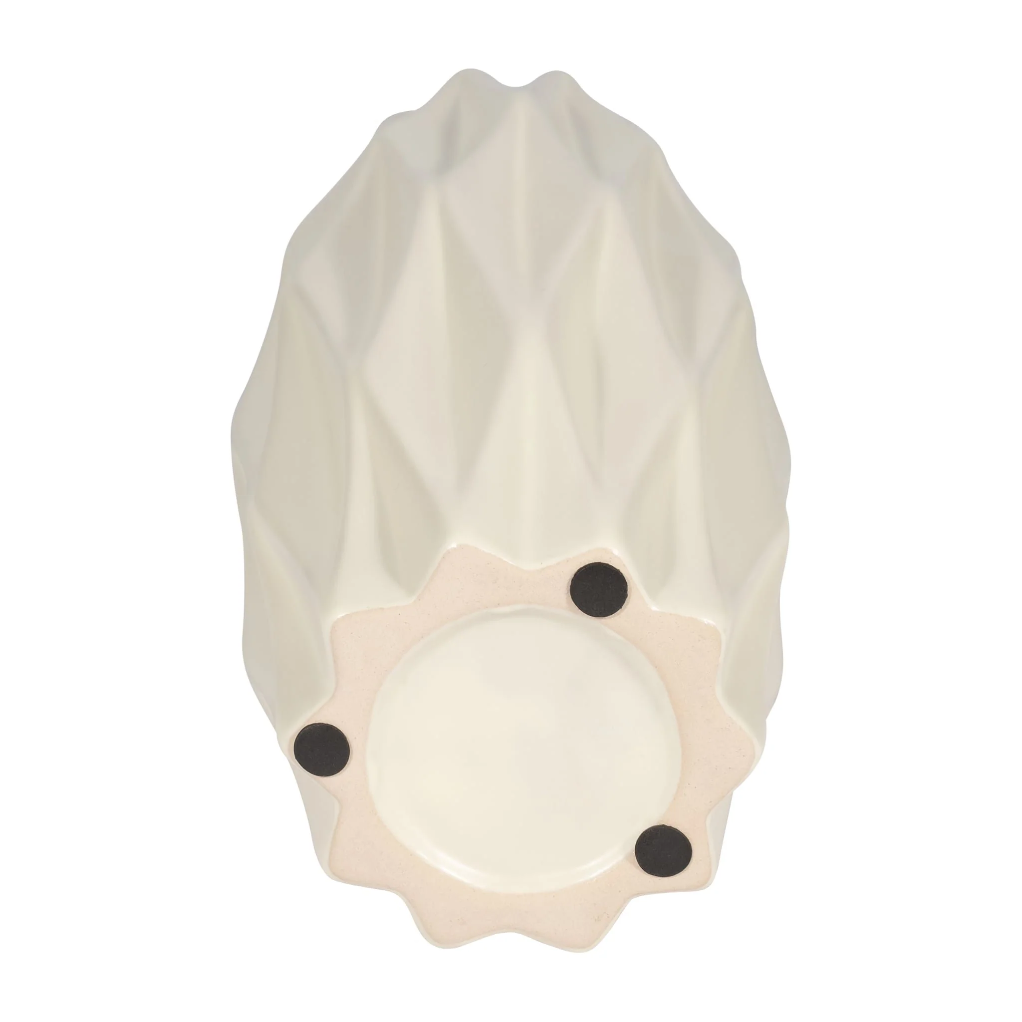 Cer, 12" Flutter Vase, Cotton - Image 6