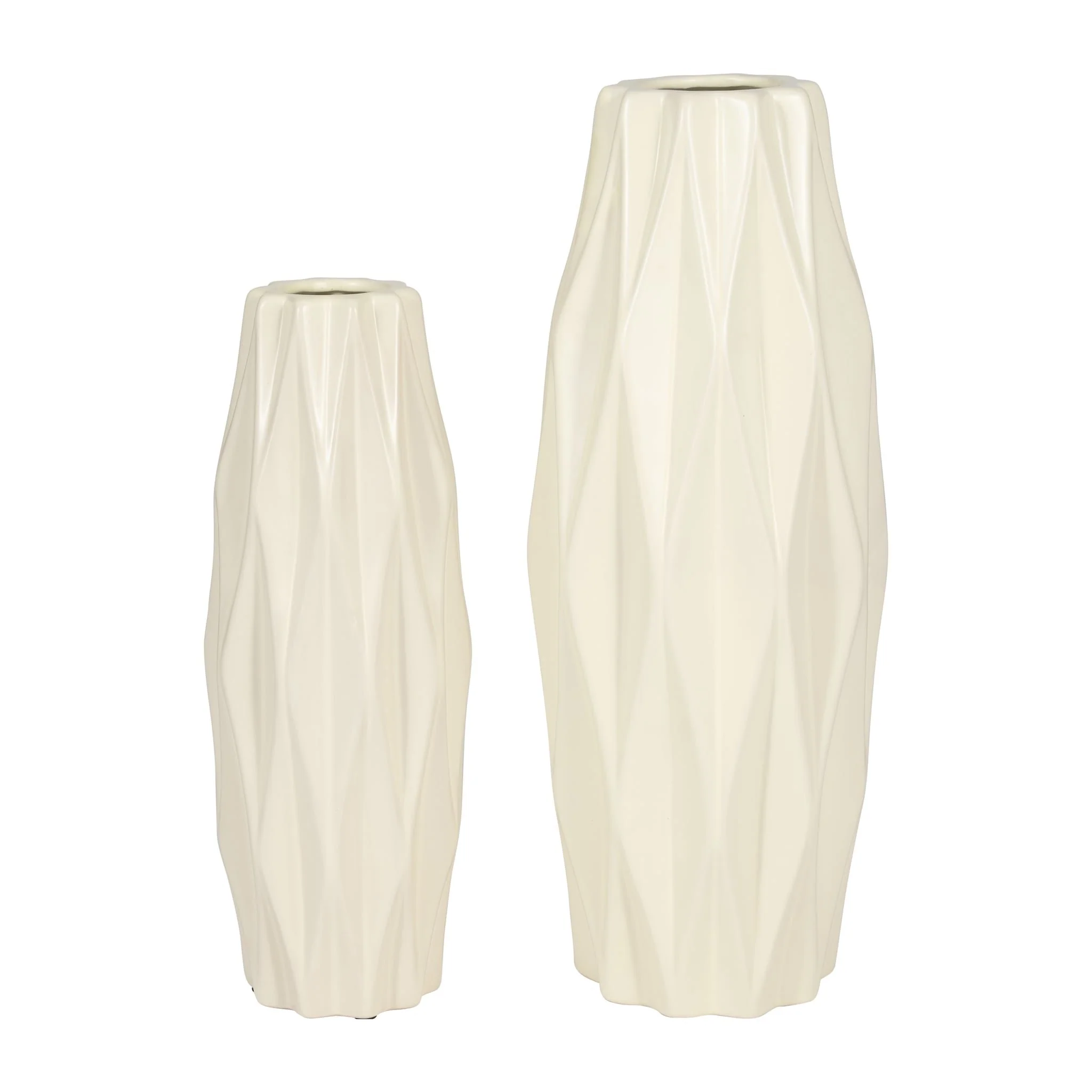 Cer, 12" Flutter Vase, Cotton - Image 7