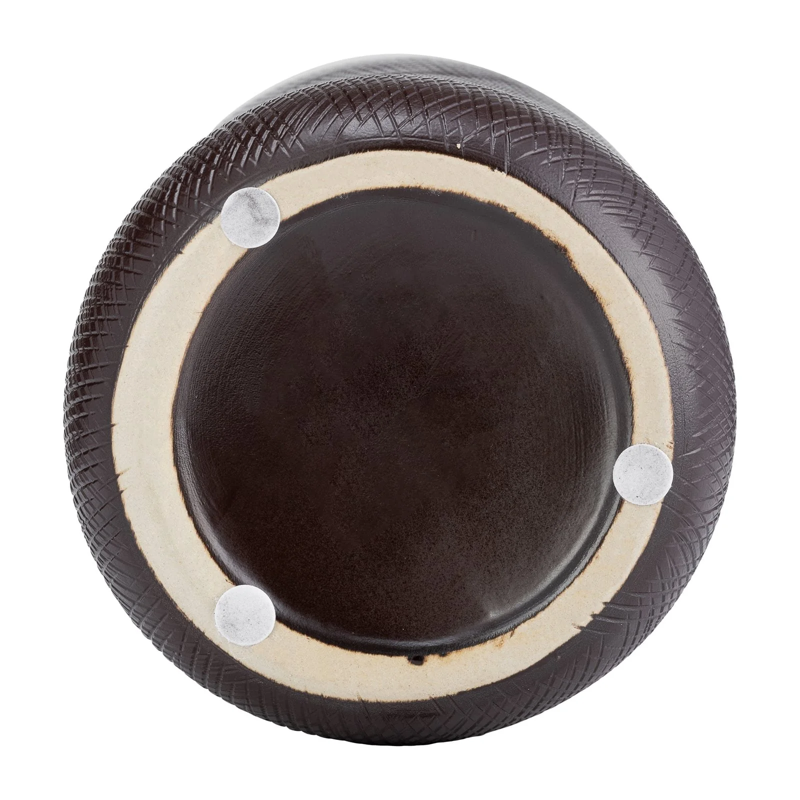 Cer, 12"h Grooved Vase, Java - Image 5