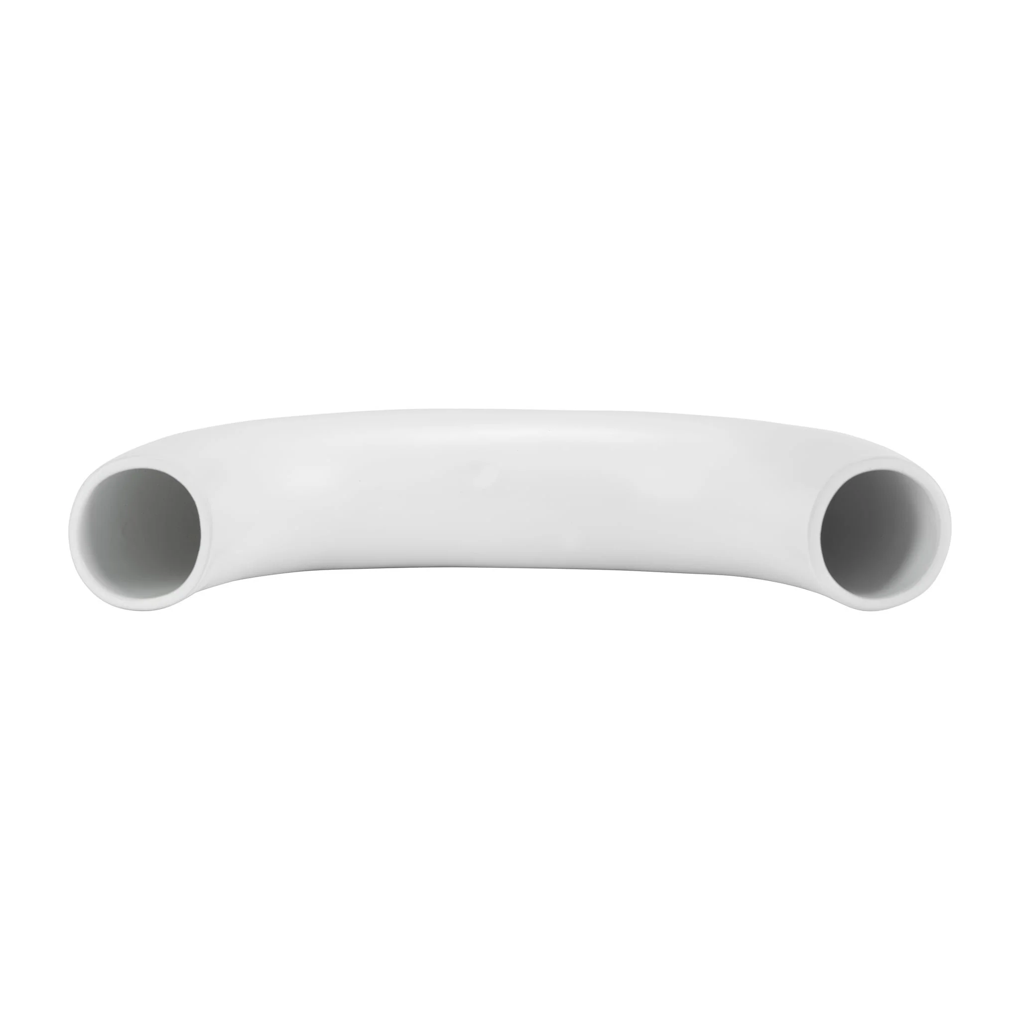Cer, 12"l Half Circle Vase, White - Image 6