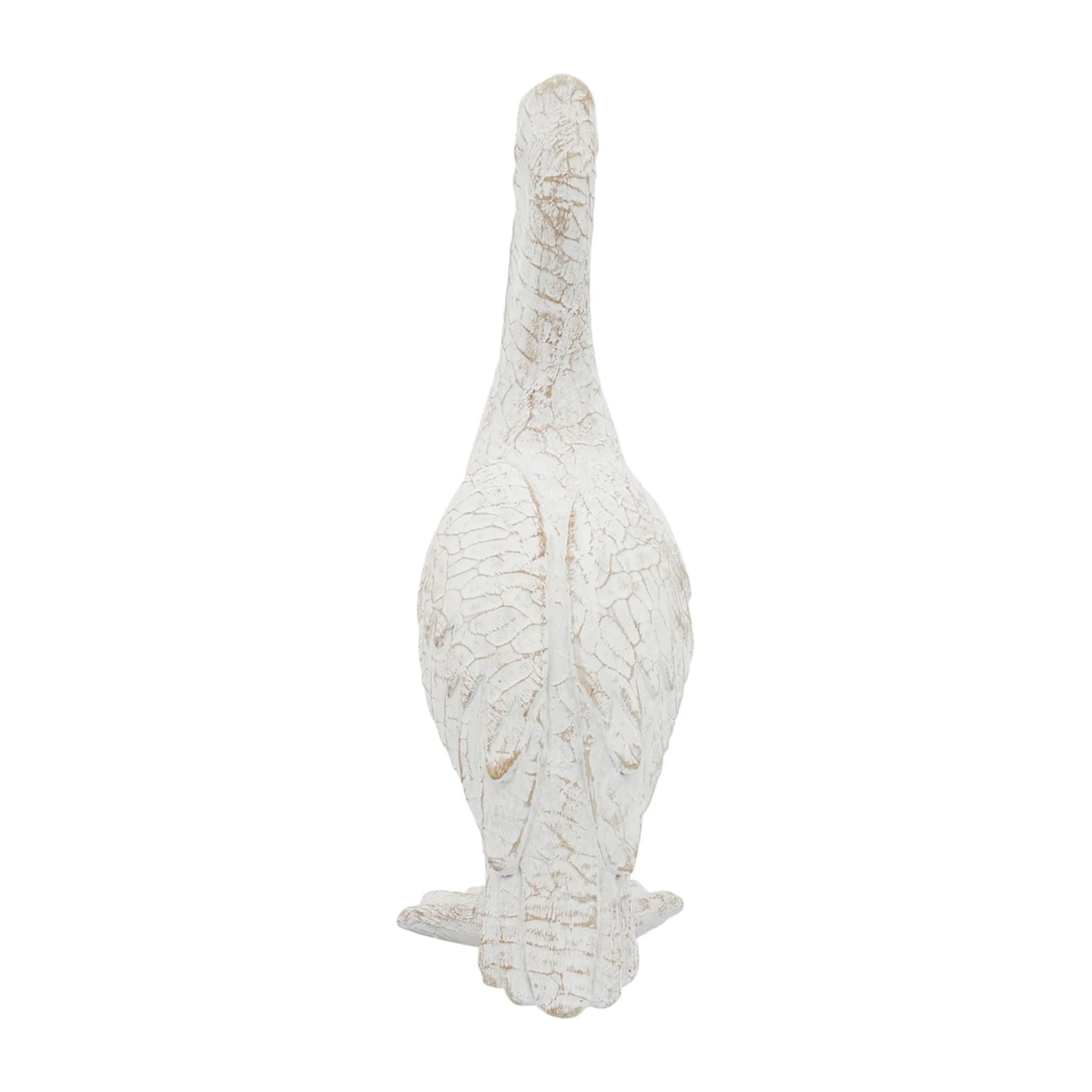 Cer,14"h,standing Pelican, White - Image 4