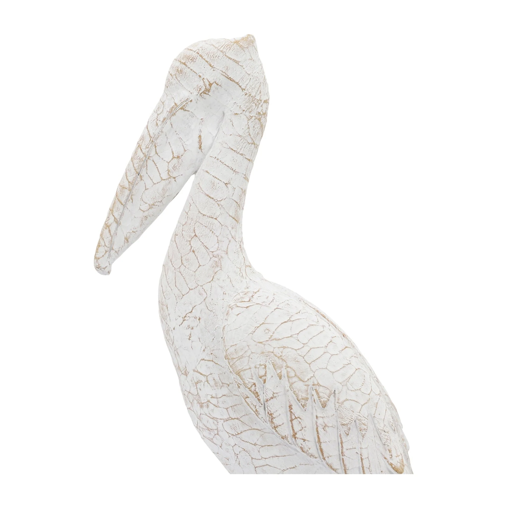 Cer,14"h,standing Pelican, White - Image 6