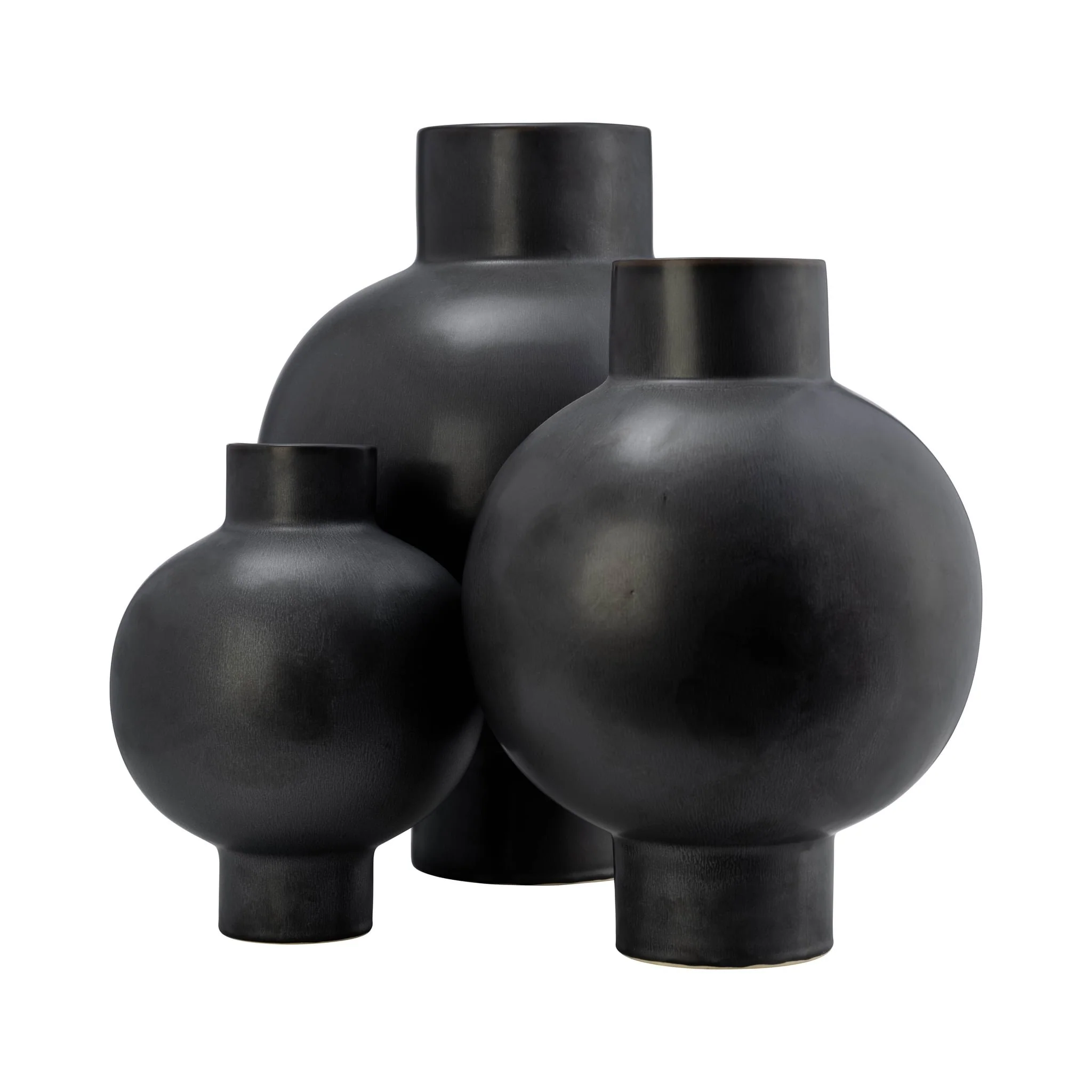 Cer, 15"h Bubble Vase, Gray - Image 8