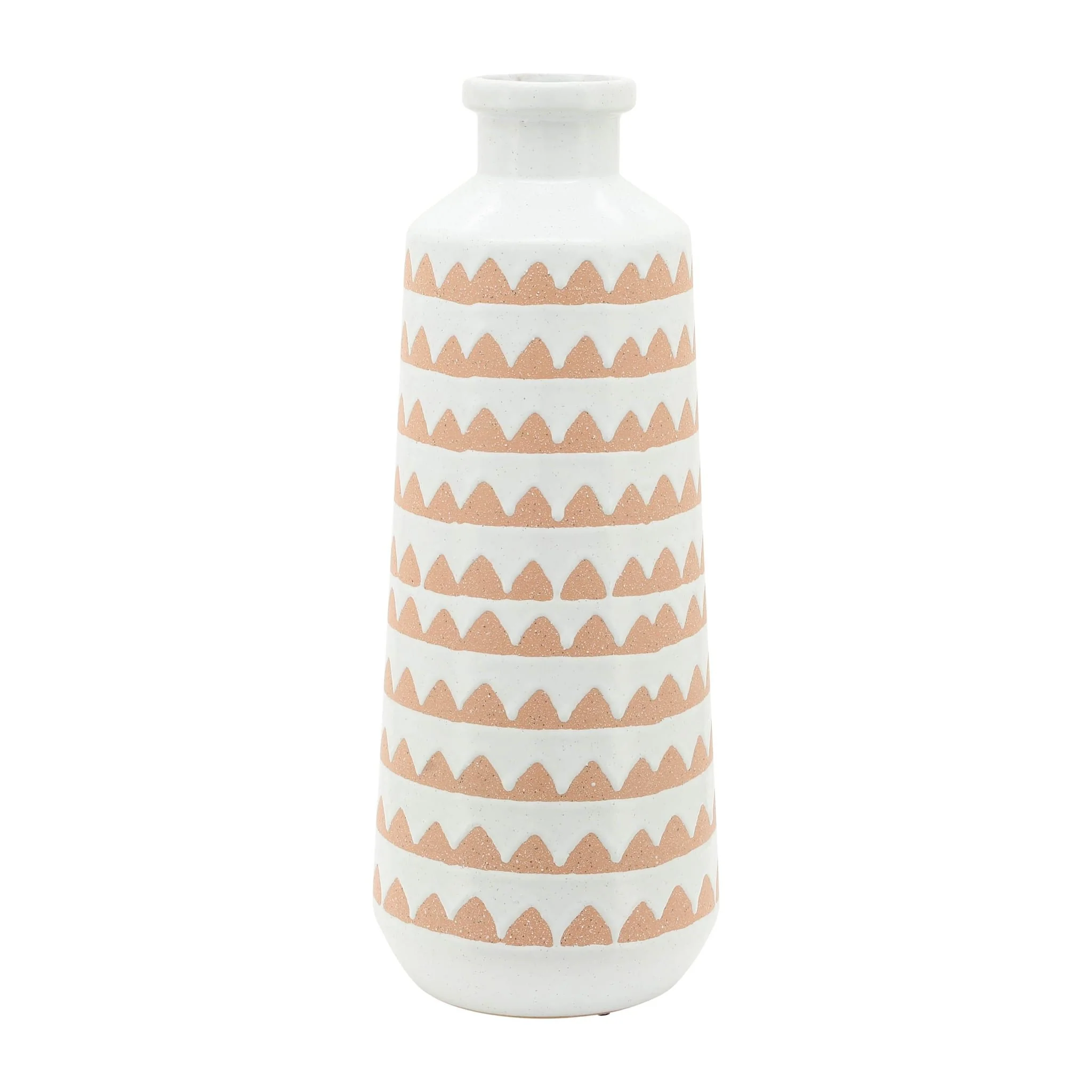 Cer, 16" Aztec Vase, Ivory - Image 3
