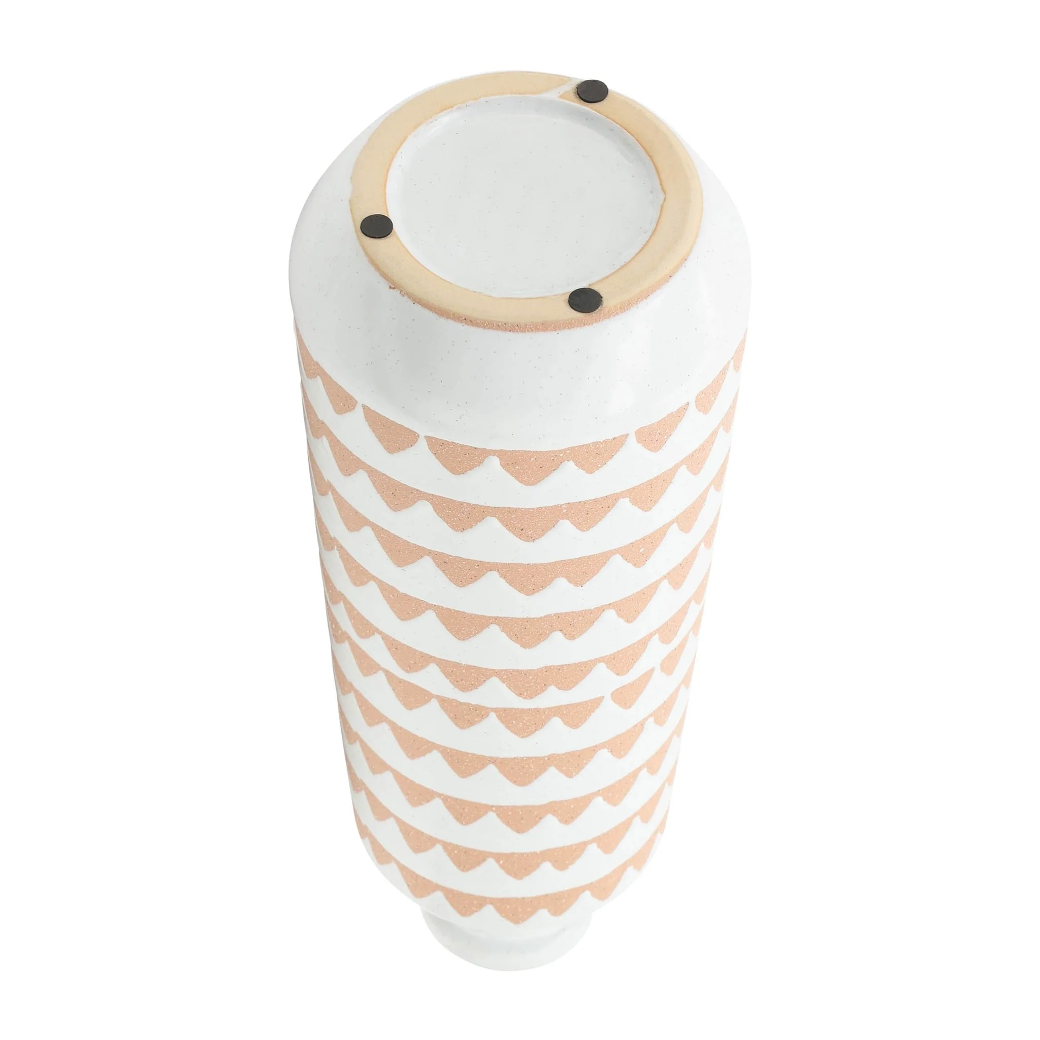 Cer, 16" Aztec Vase, Ivory - Image 5