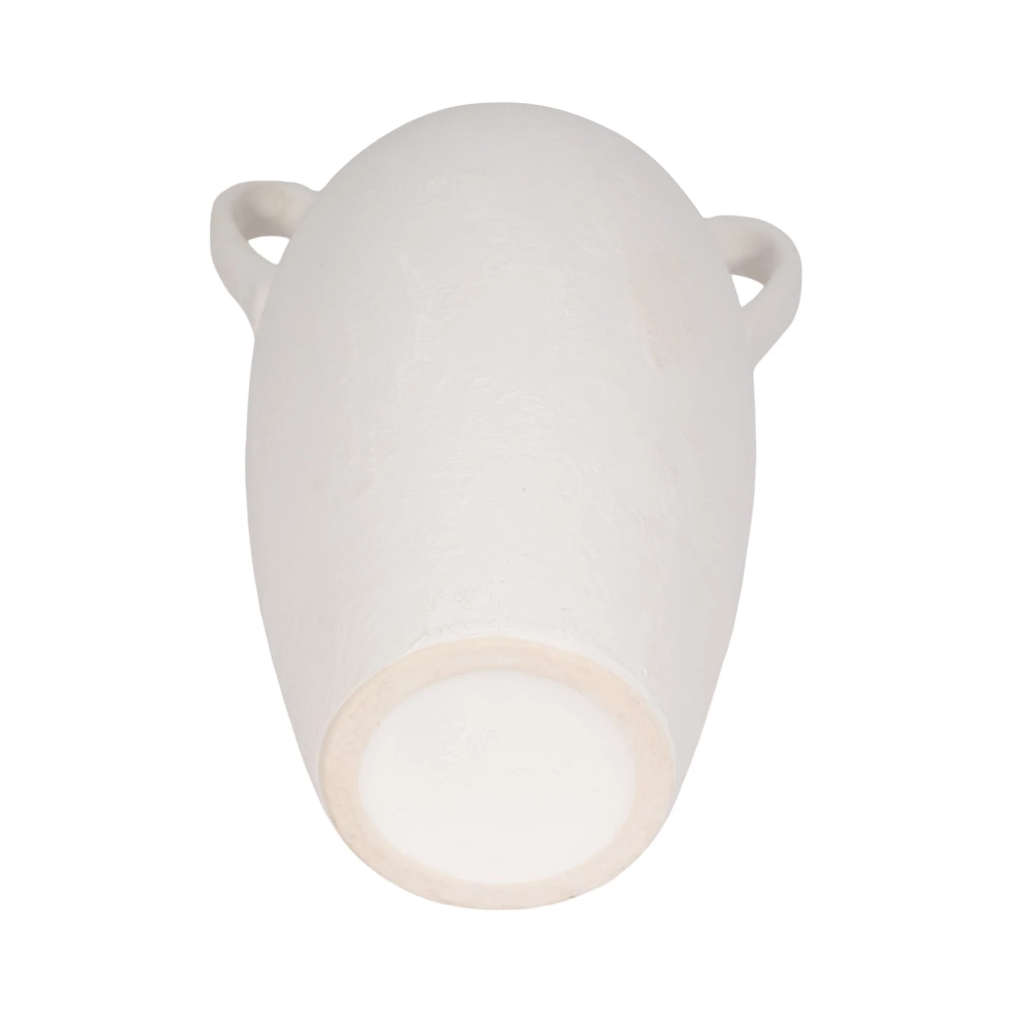 Cer, 16" Textured Jug W/ Handles, White - Image 7