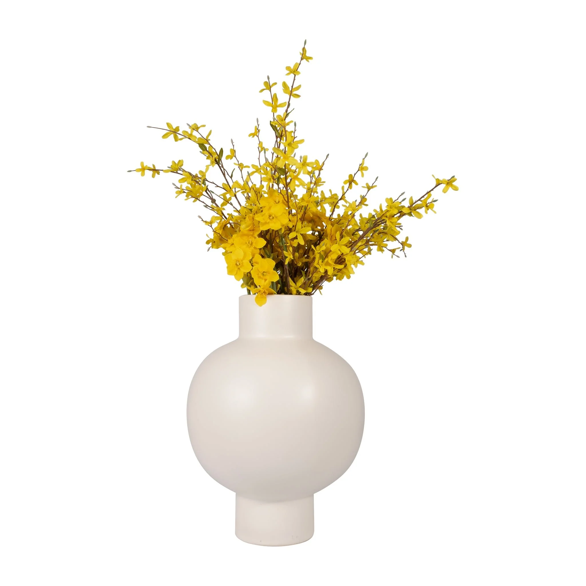 Cer, 18"h Bubble Vase, Creme - Image 2