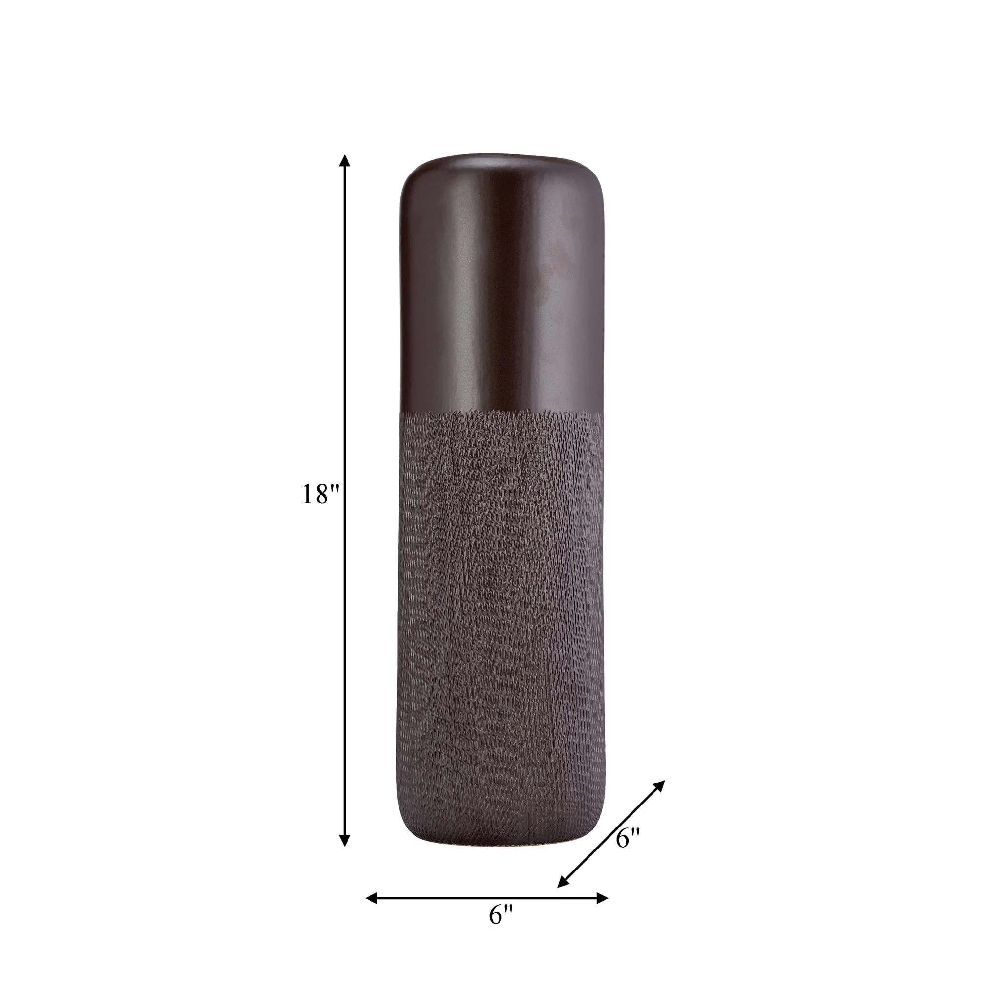 Cer, 18"h Grooved Vase, Java - Image 7