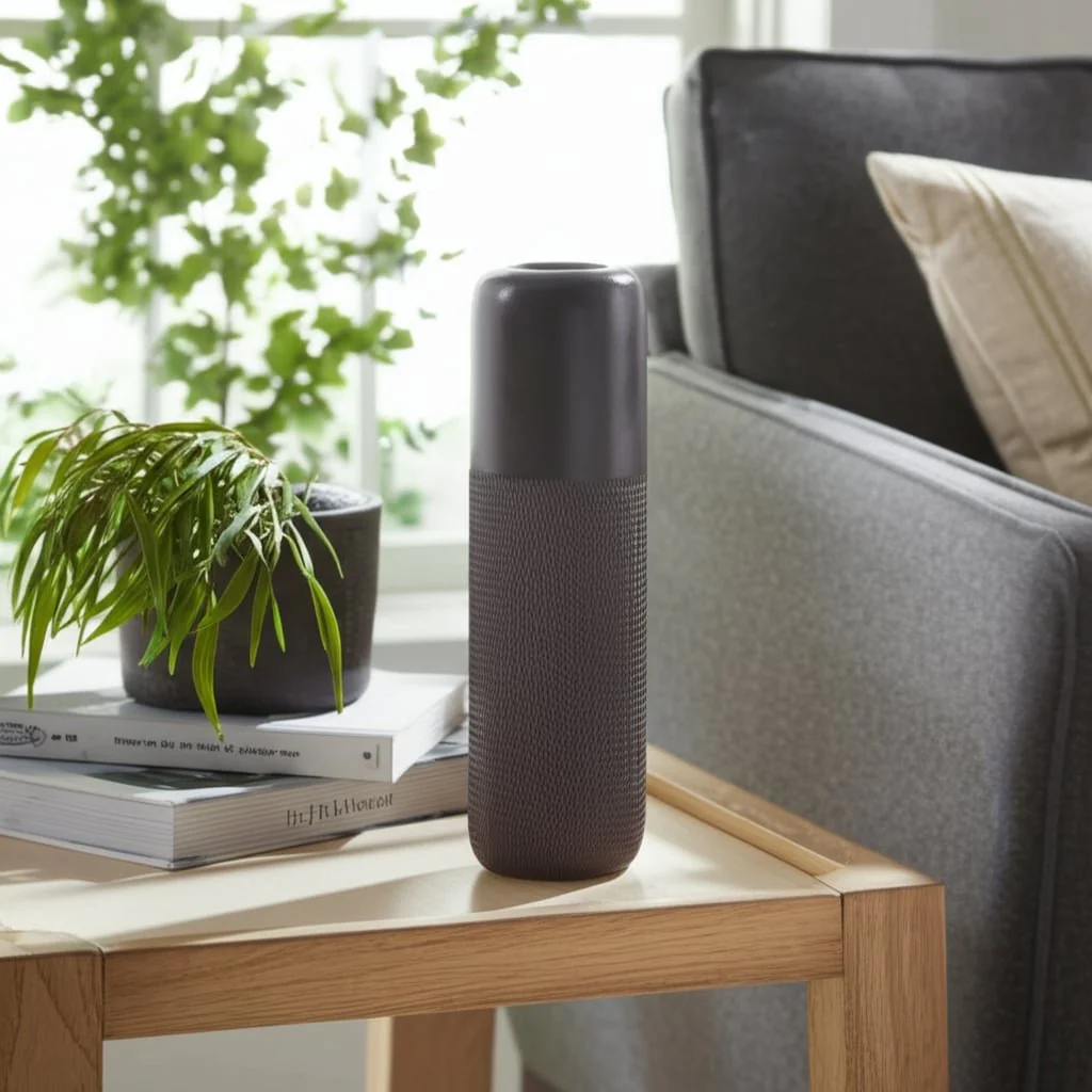Cer, 18"h Grooved Vase, Java - Image 9