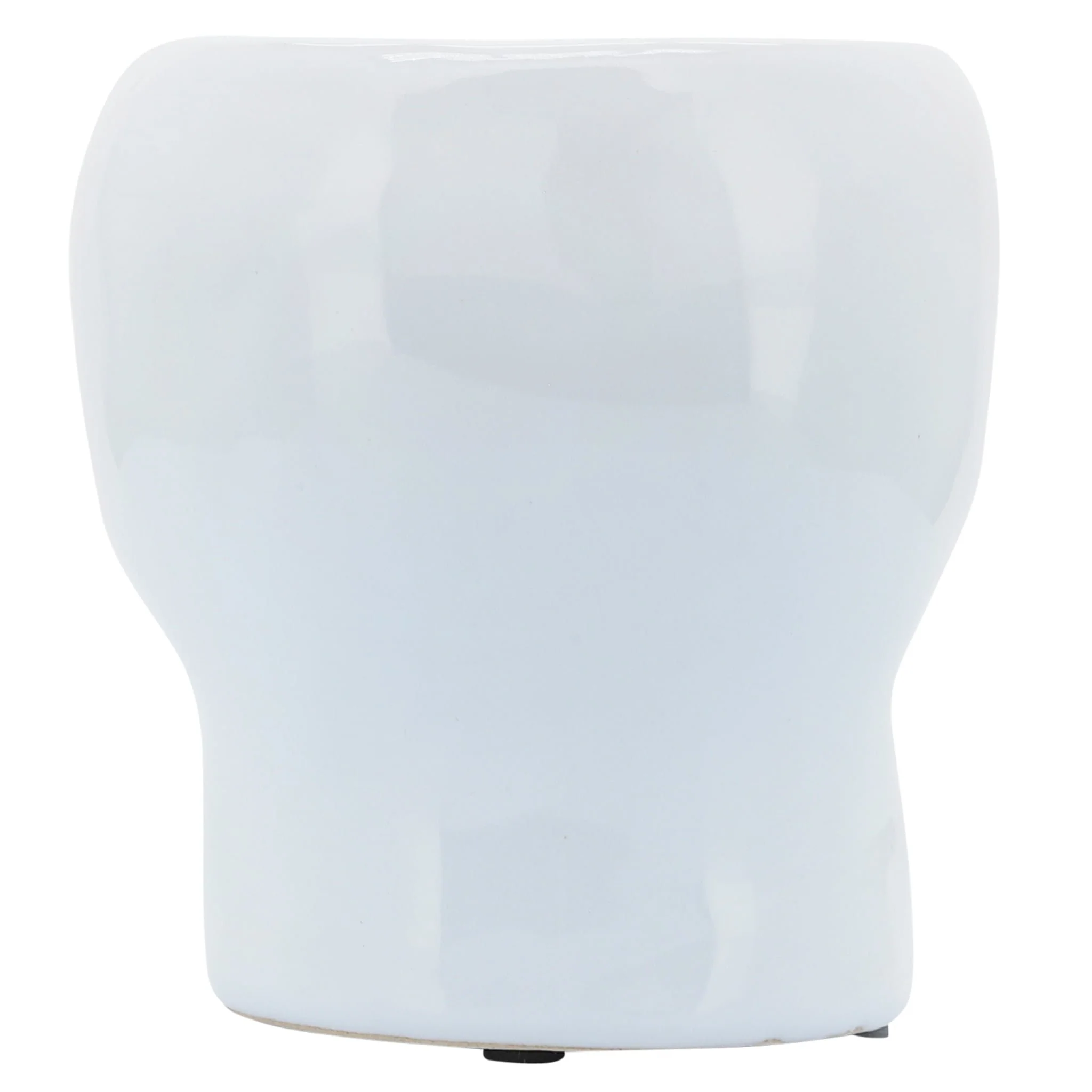 Cer, 5" Skull Vase, White - Image 5