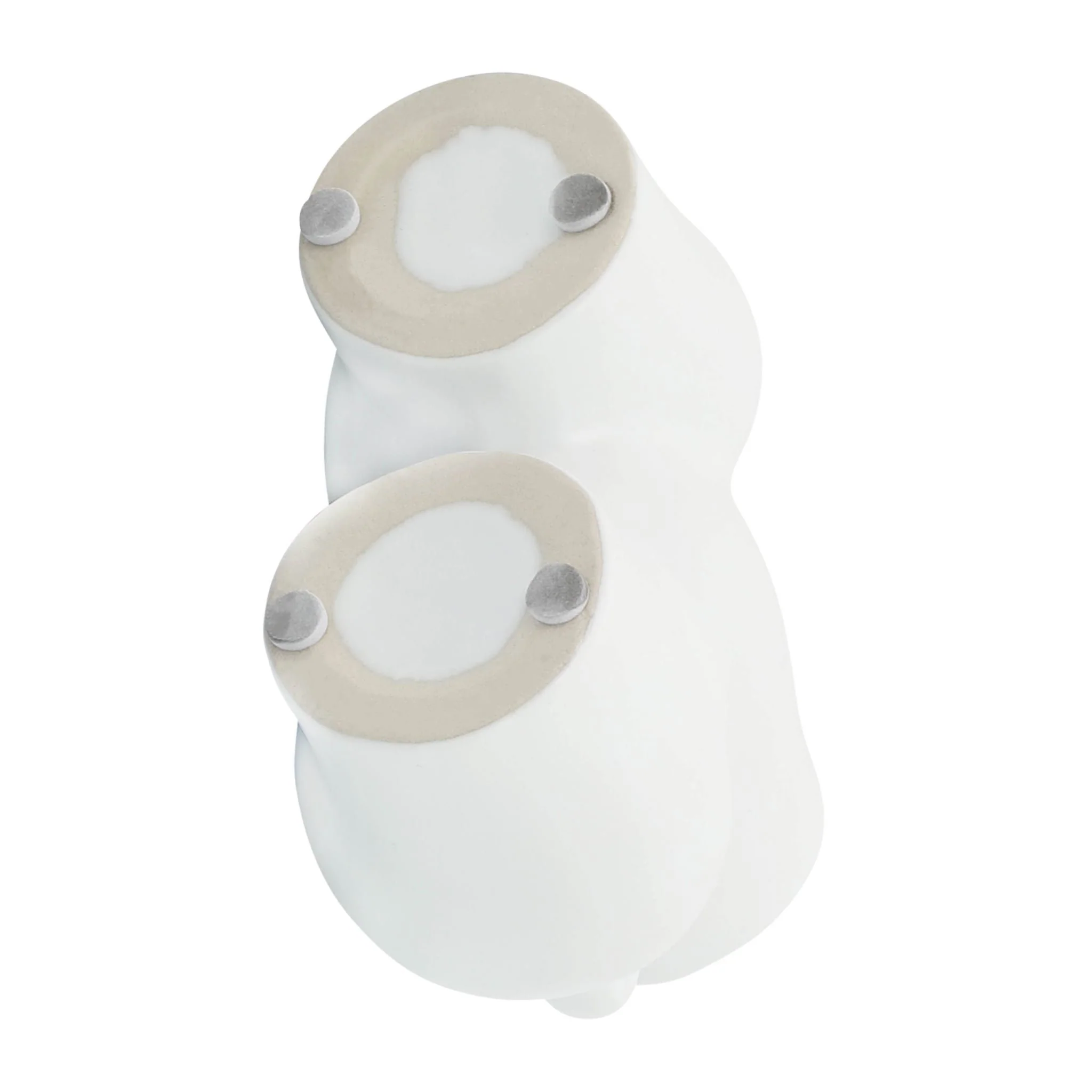 Cer, 6" Half Body Vase, White - Image 7