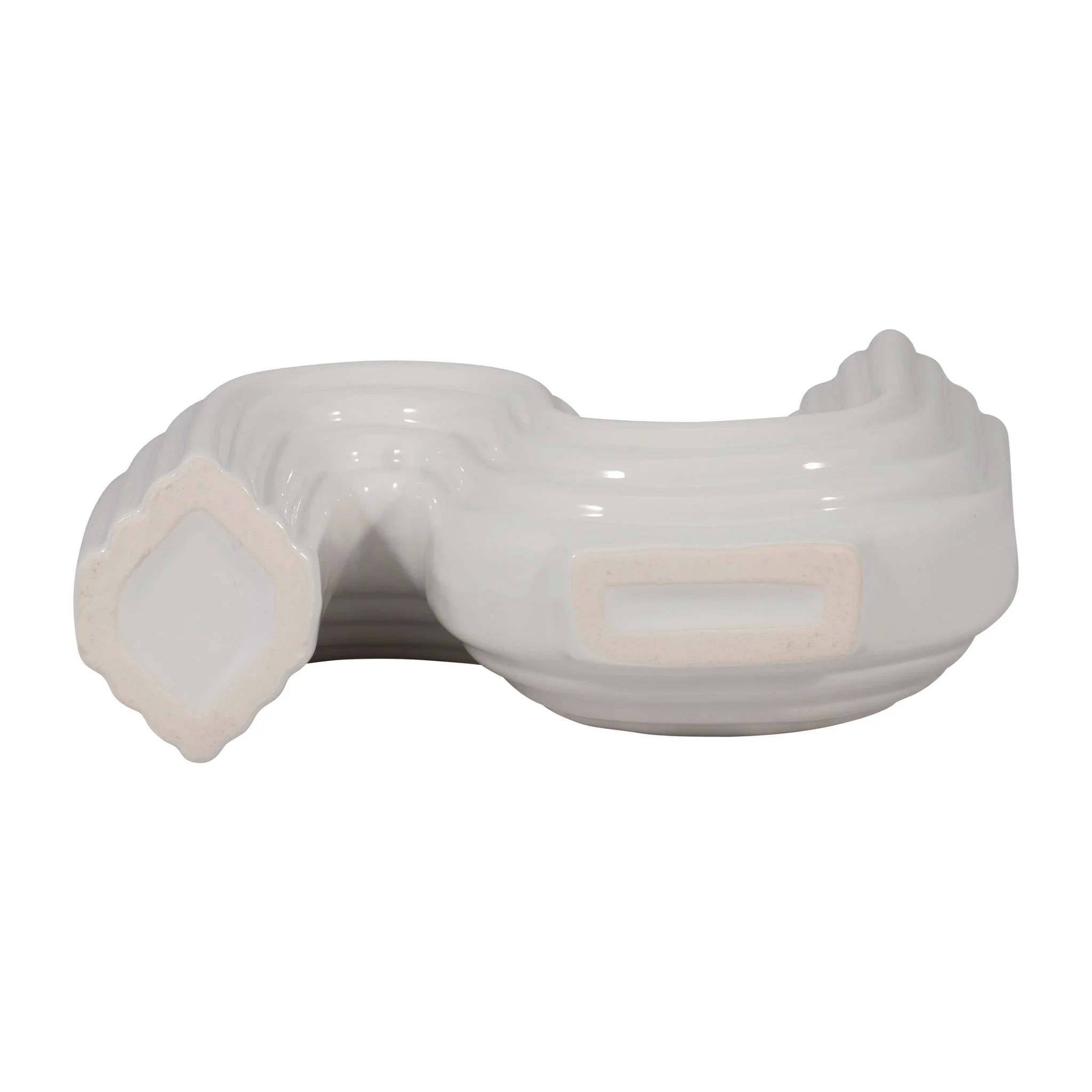 Cer, 6" Loopy Vase, White - Image 7