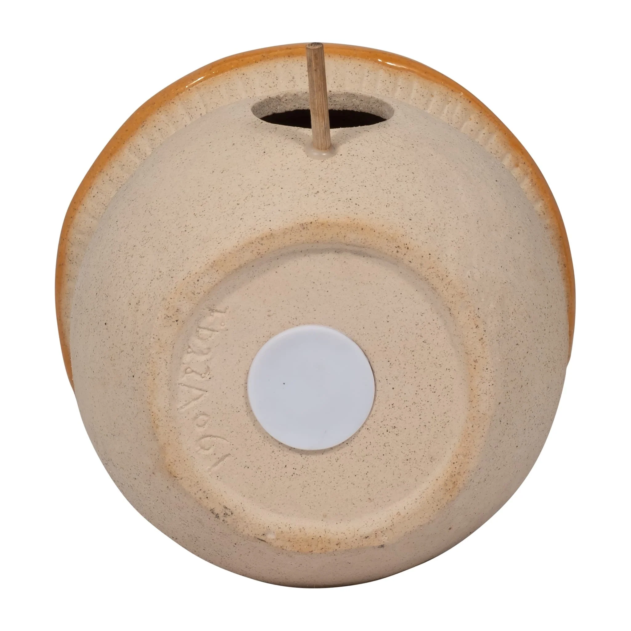 Cer, 6" Round Bird Feeder, Dark Orange - Image 6