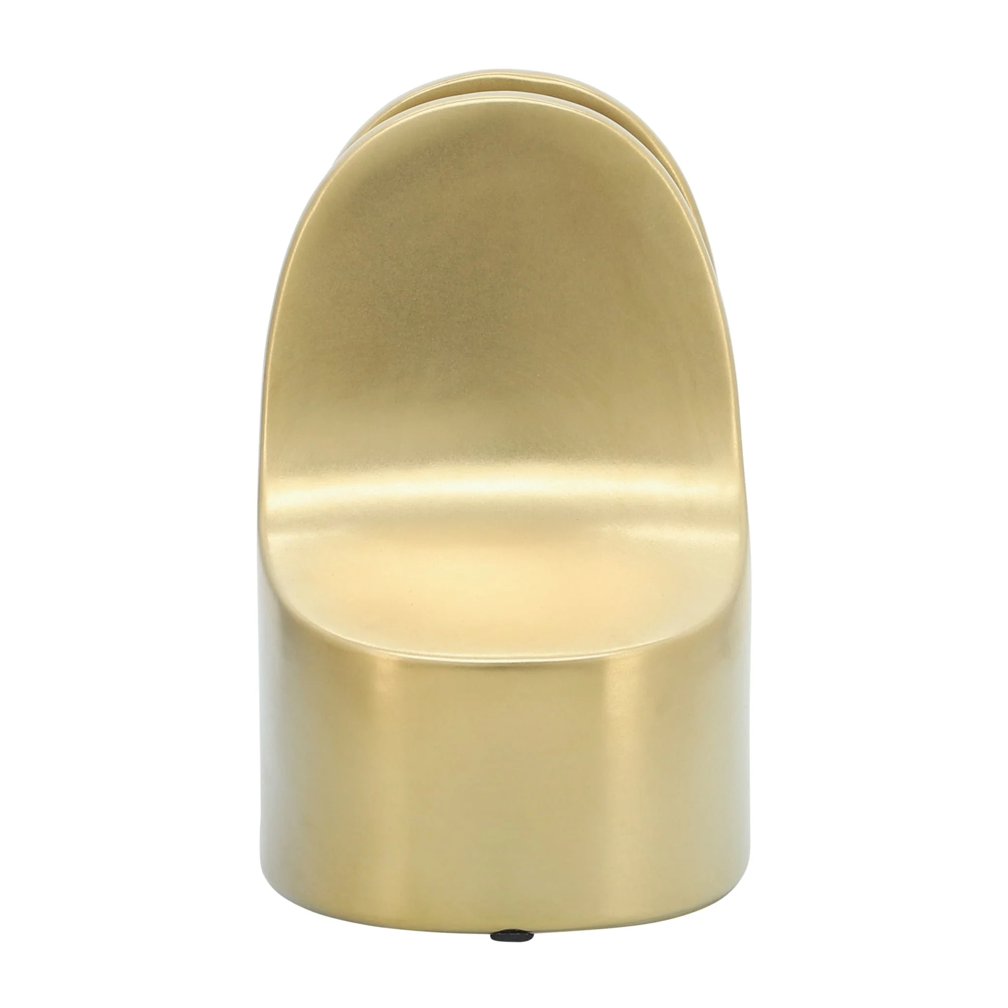 Cer, 6"h Contemporary Bookends, Gold - Image 3