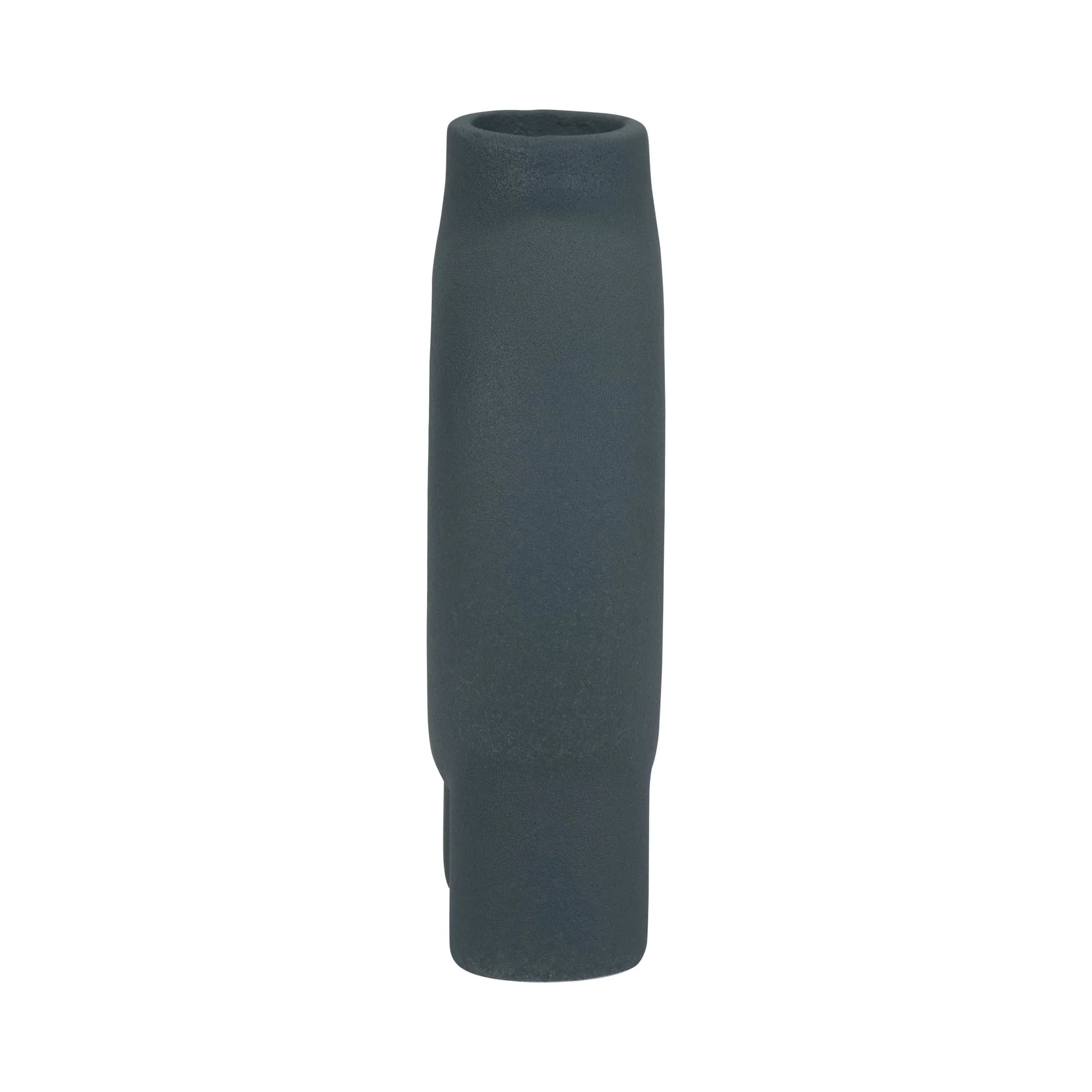 Cer, 7" Donut Footed Vase, Teal - Image 4