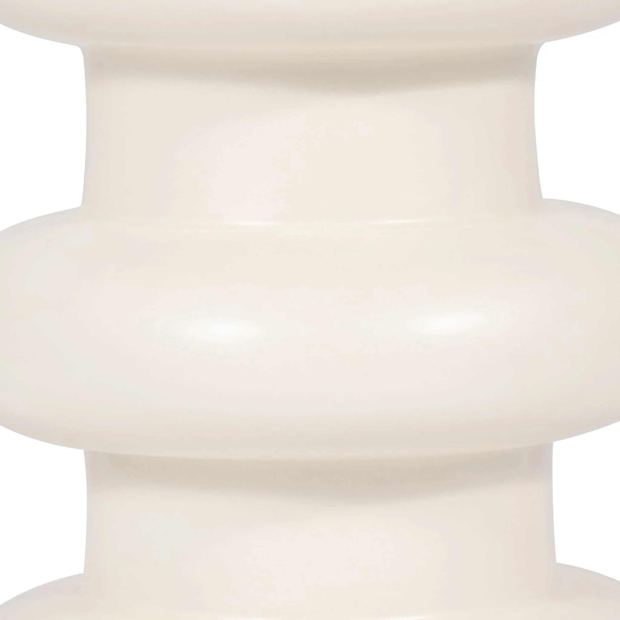 Cer, 8" Three Ribbed Vase, Cotton - Image 4