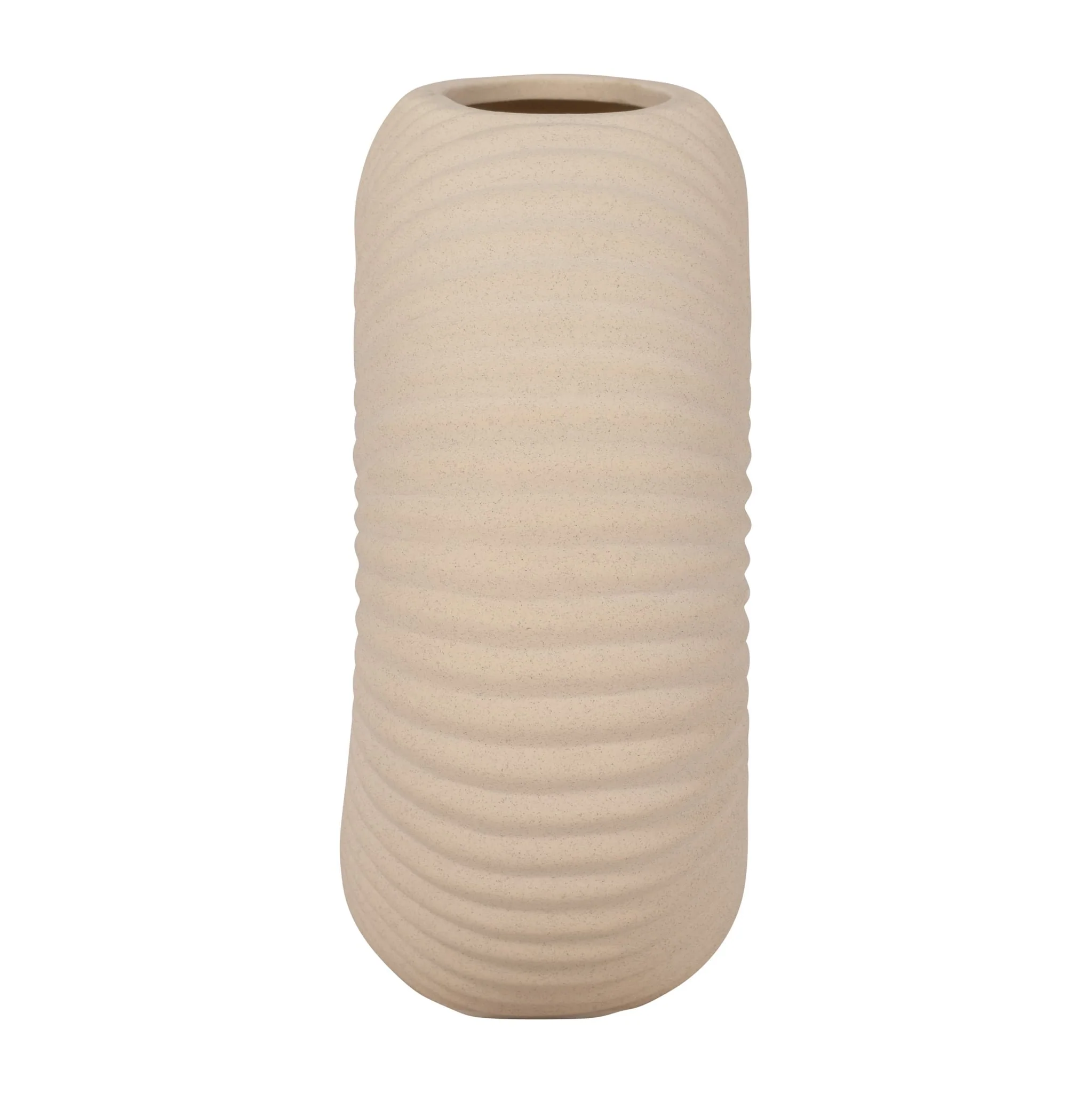Cer, 9" Donut Hole Vase, Cotton - Image 4