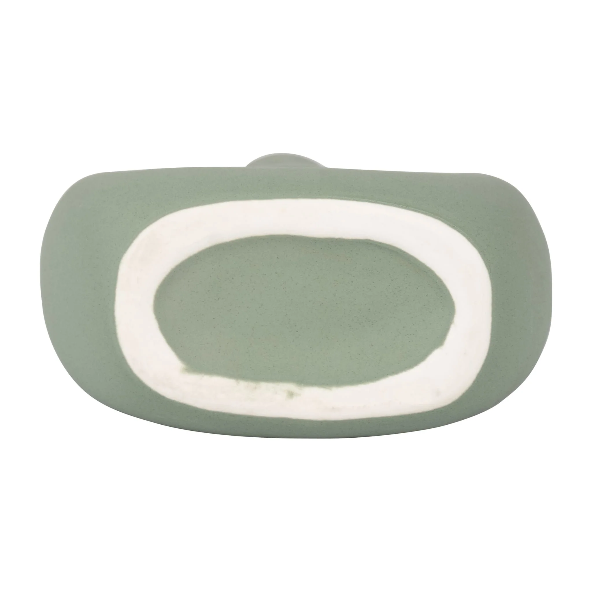 Cer, 9" Open Cut-out Nomad Vase, Dark Sage - Image 7