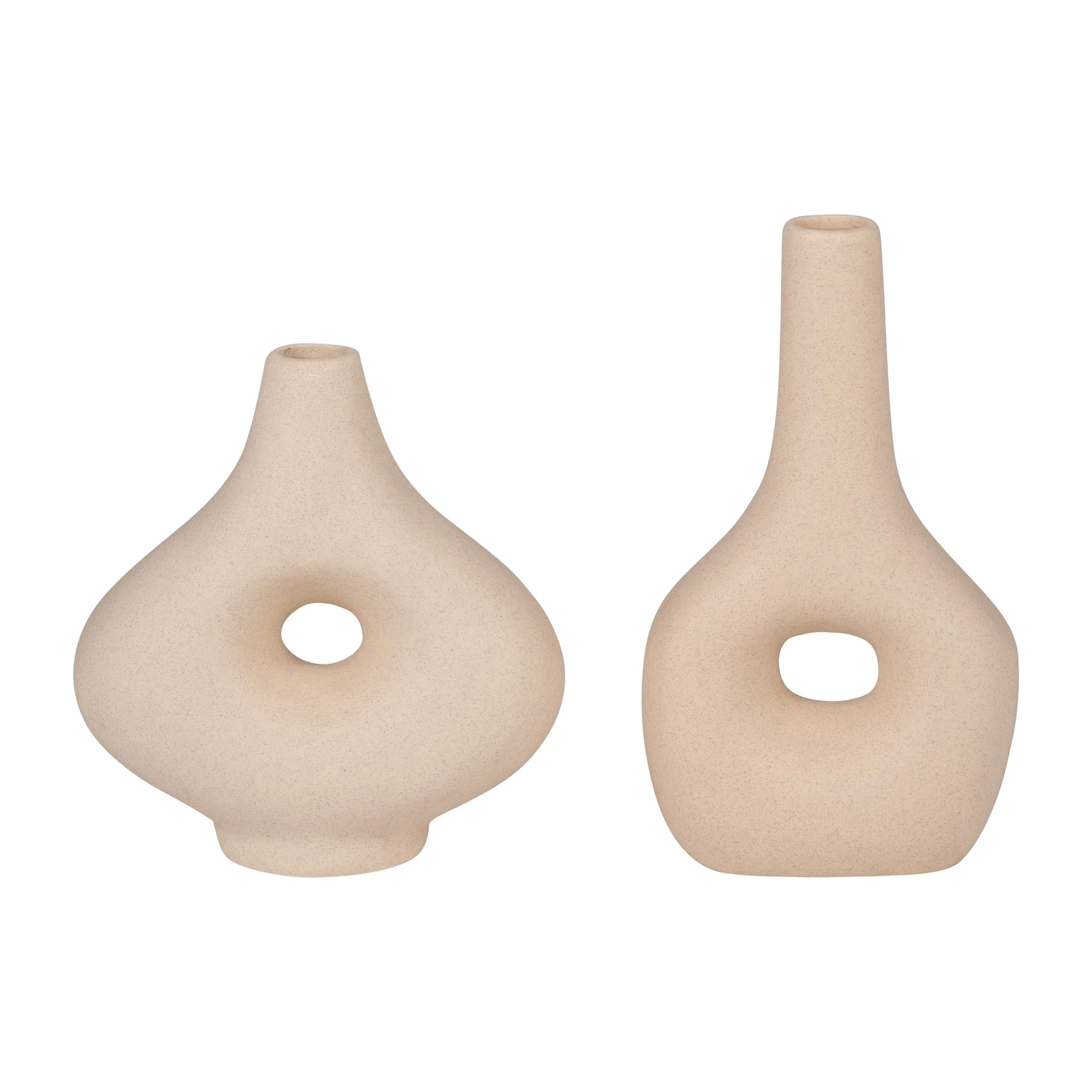 Cer, 9" Open Cut-out Nomad Vase, Ivory - Image 8