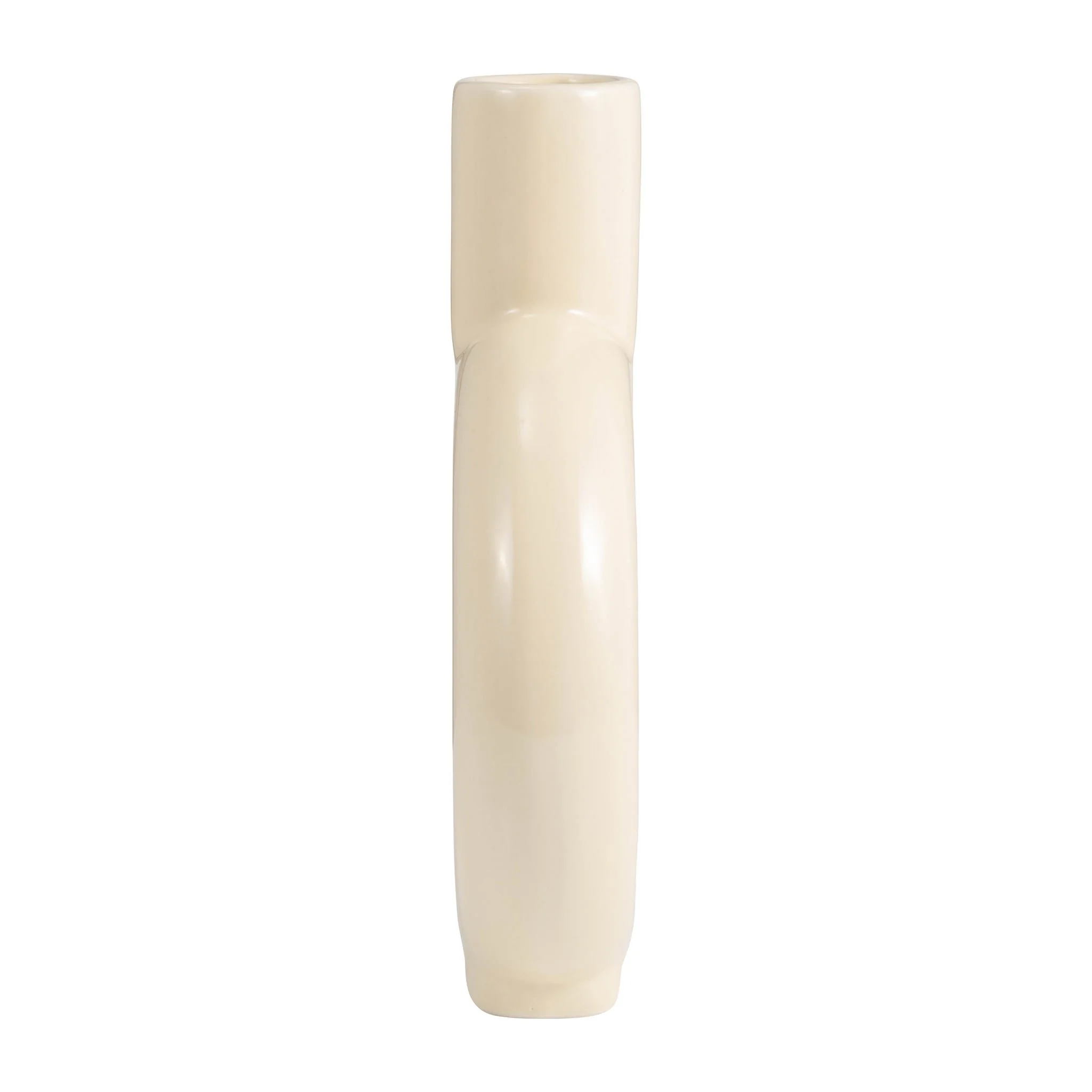 Cer, 9" Round Cut-out Vase, Cotton - Image 3