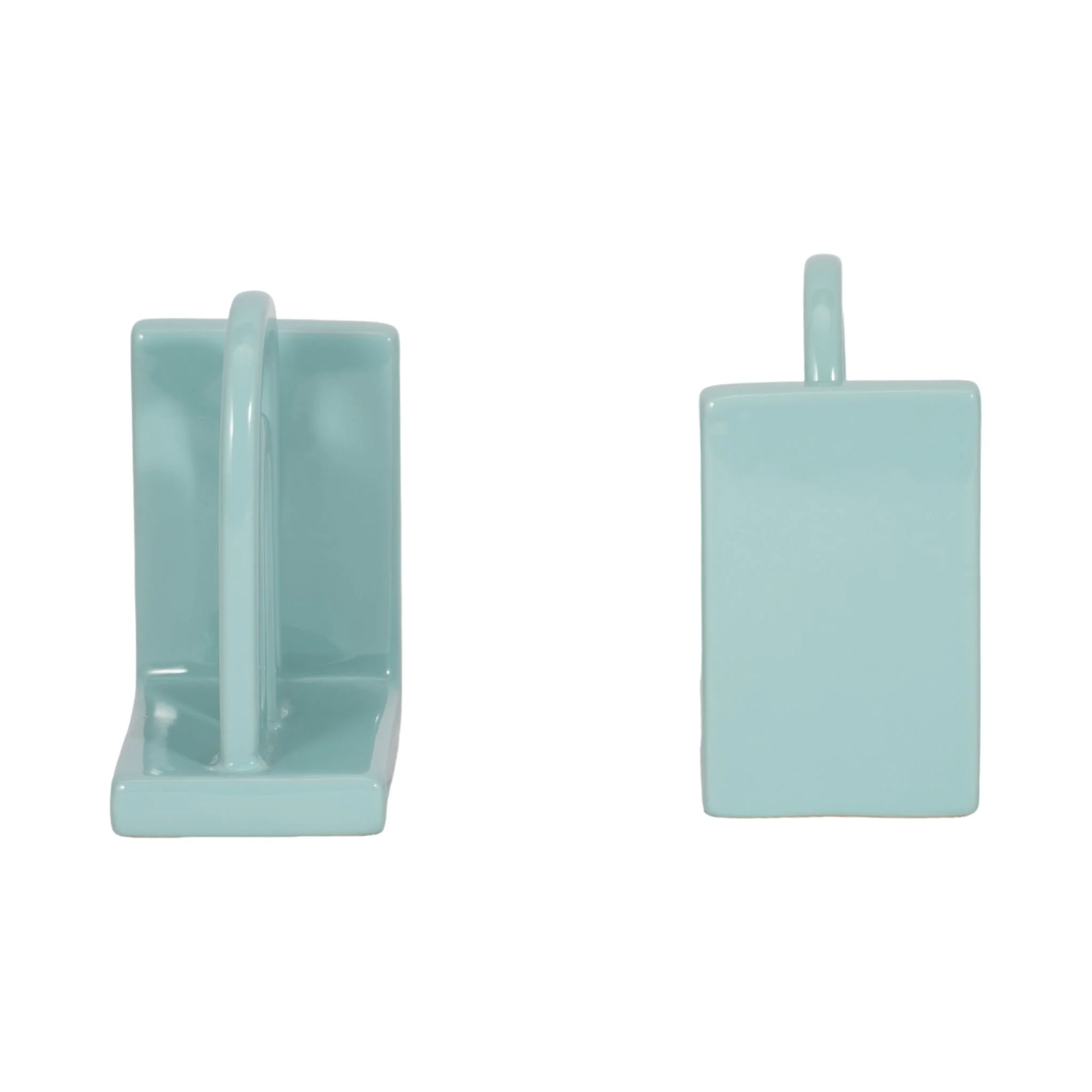 Cer,s/2 6" Arch Bookends, Mint - Image 4
