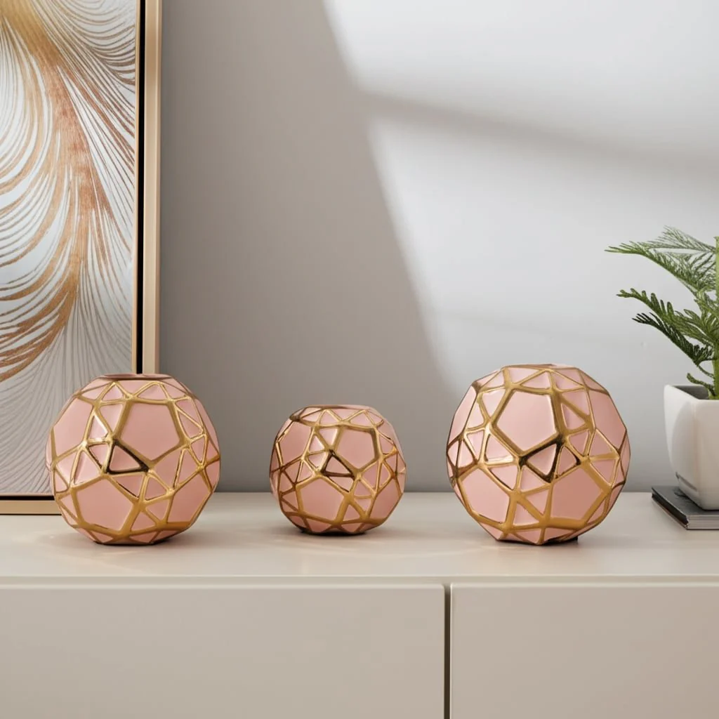 Cer, S/3 4/5/6", Orbs Blush/gold - Image 10