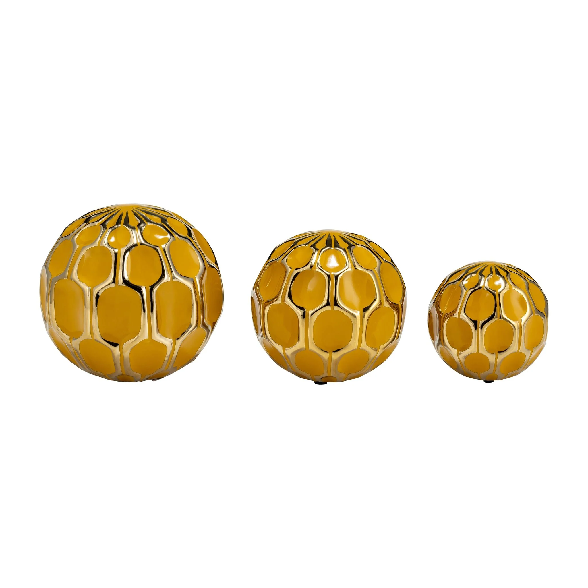 Cer S/3 4/5/6" Orbs, Honey/gold - Image 2