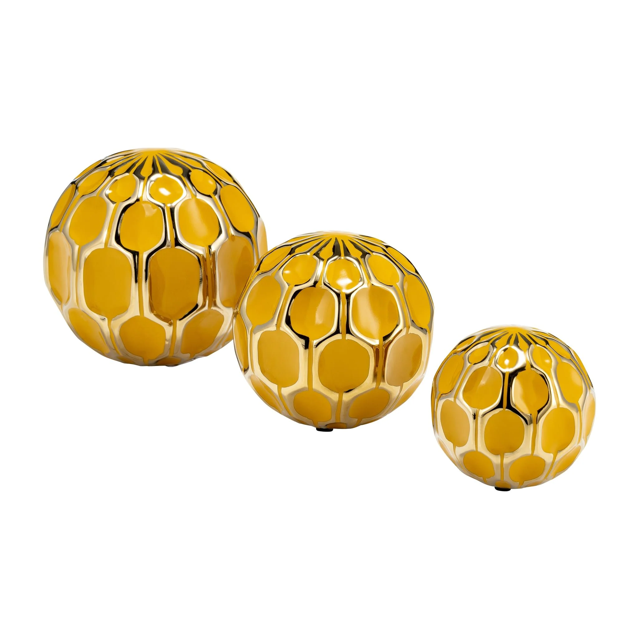 Cer S/3 4/5/6" Orbs, Honey/gold - Image 4