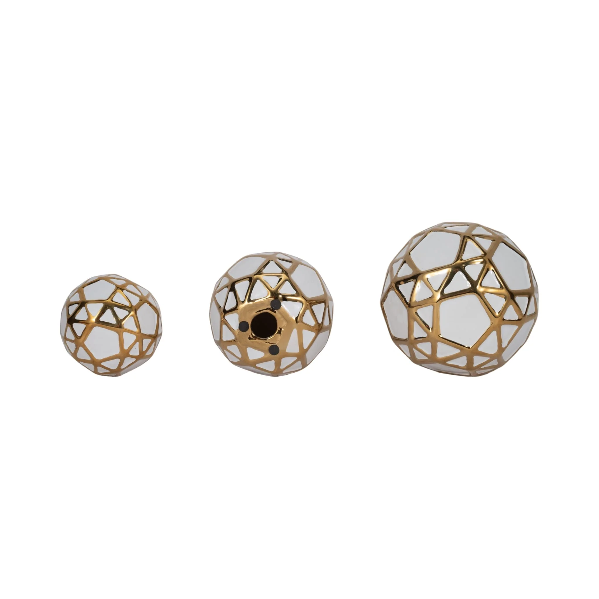 Cer, S/3 4/5/6", Orbs White/gold - Image 5