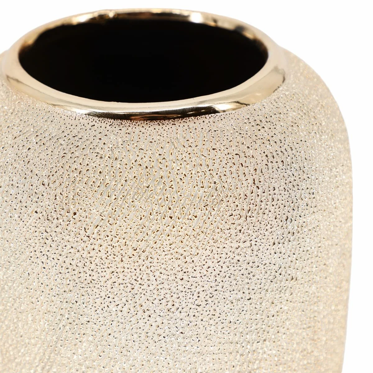 Ceramic 12" Vase, Champagne - Image 5