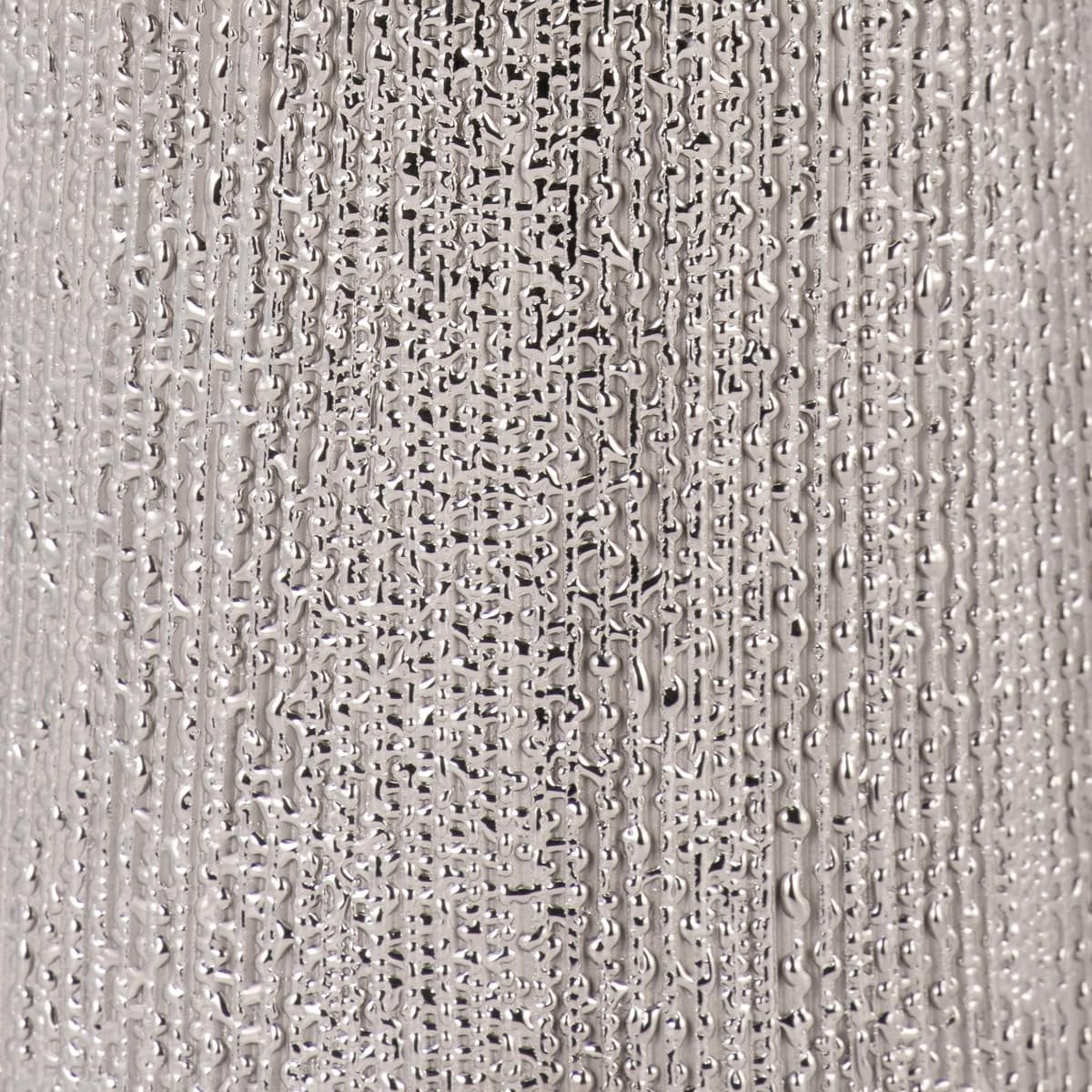 Ceramic 14" Bead Candle Holder,silver - Image 4