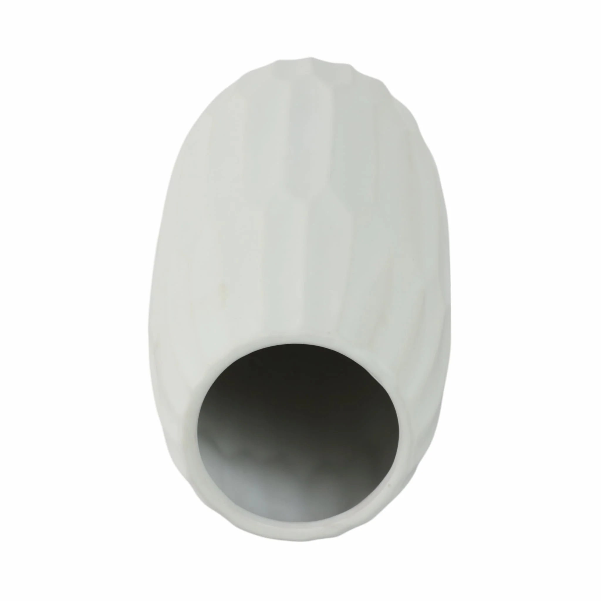 Ceramic 14" Vase , White - Image 6