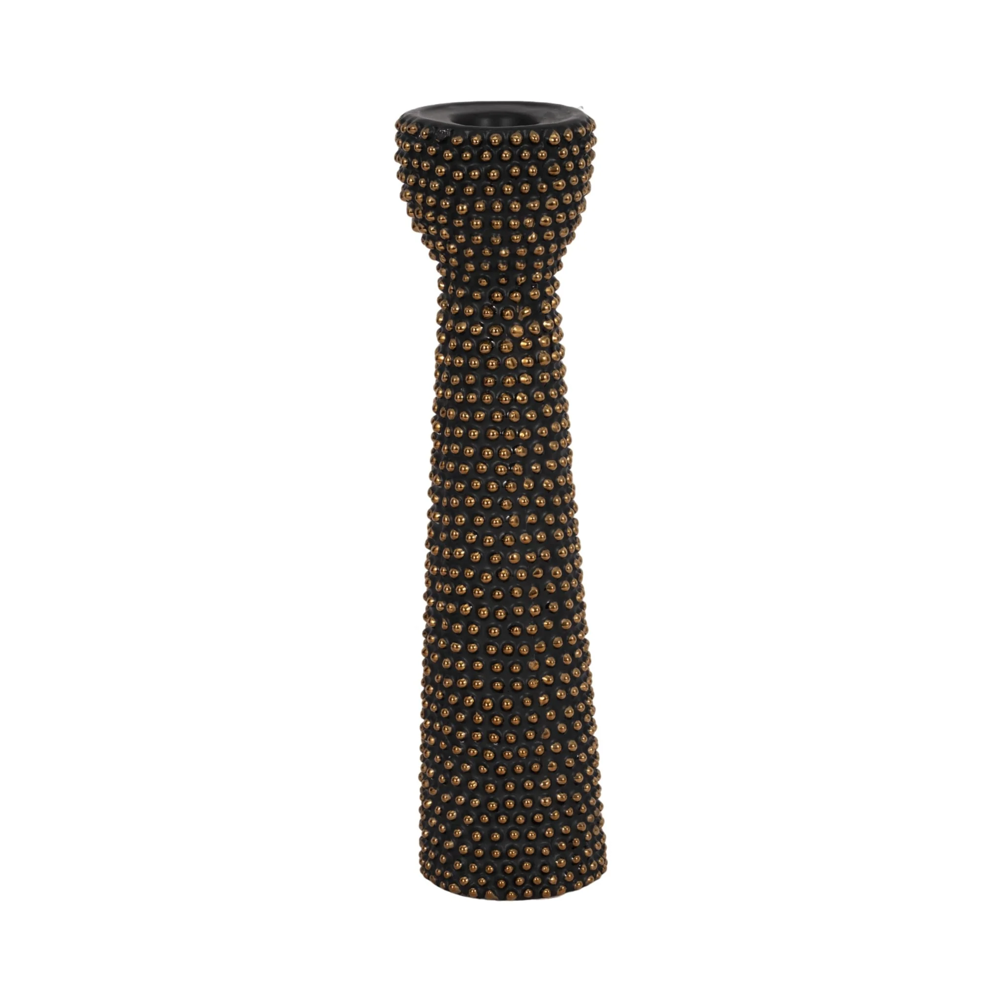 Ceramic 16" Spike Candle Holder Black/gold - Image 3