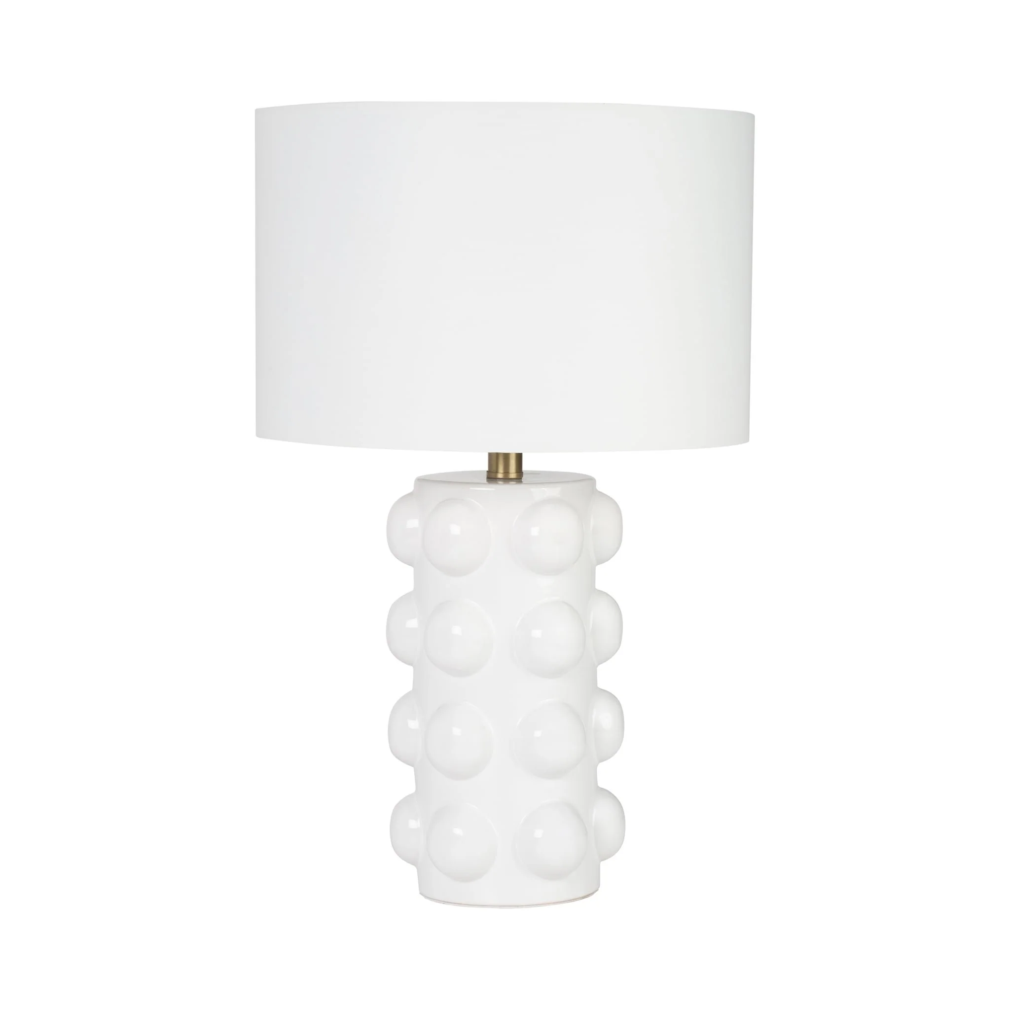 Ceramic 22" Bubble Table Lamp, White - Image 2