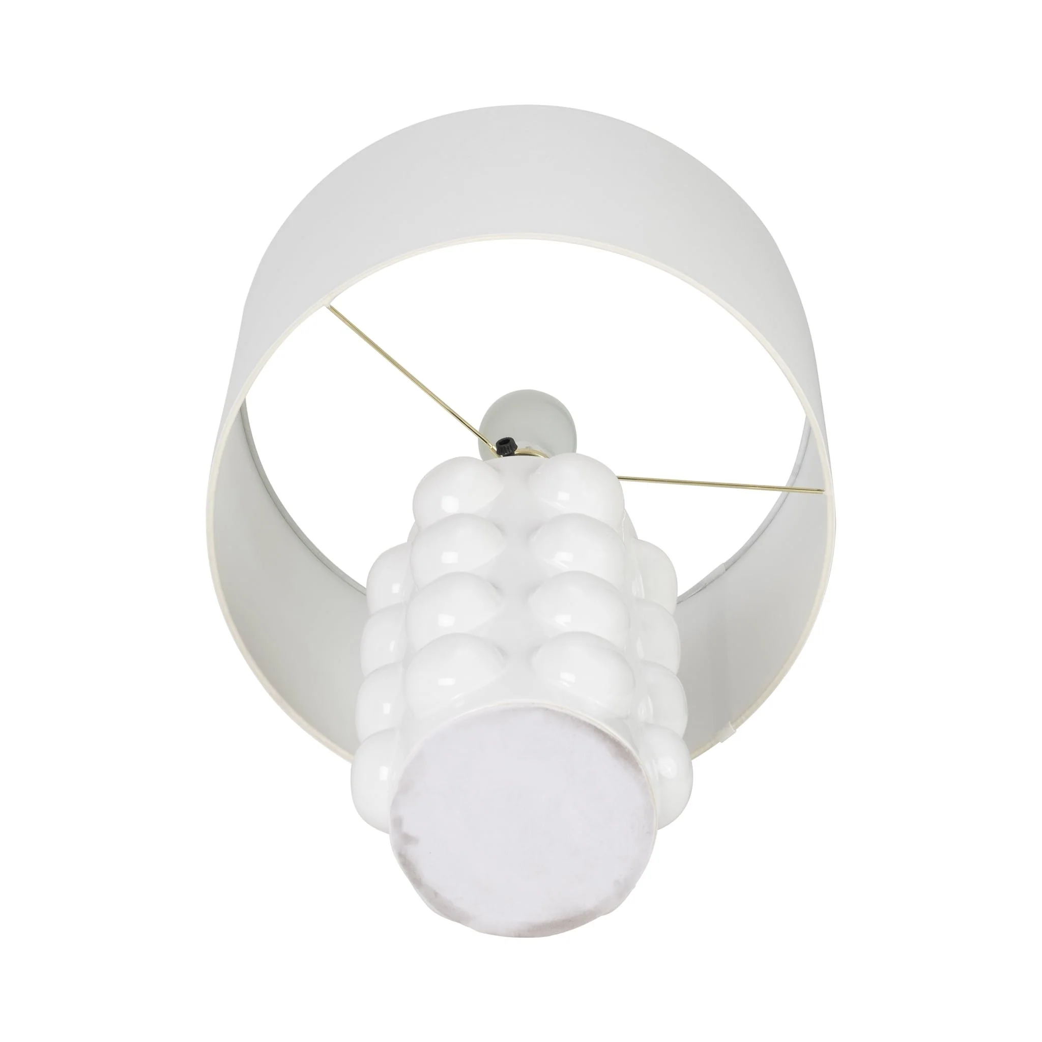 Ceramic 22" Bubble Table Lamp, White - Image 6