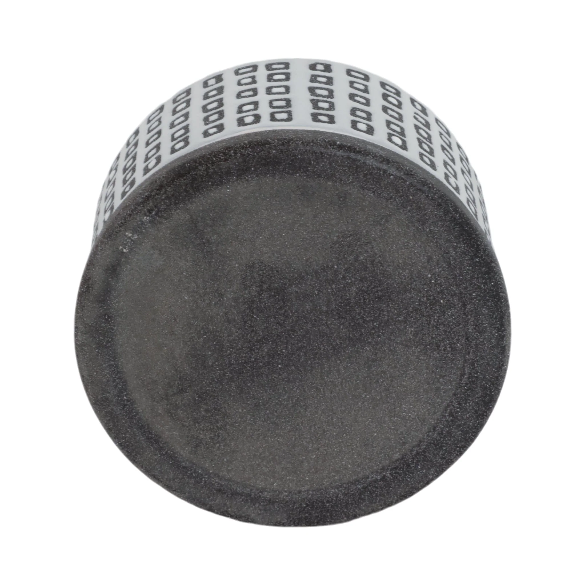 Ceramic 5"  Covered Dotted Jar, Black - Image 6