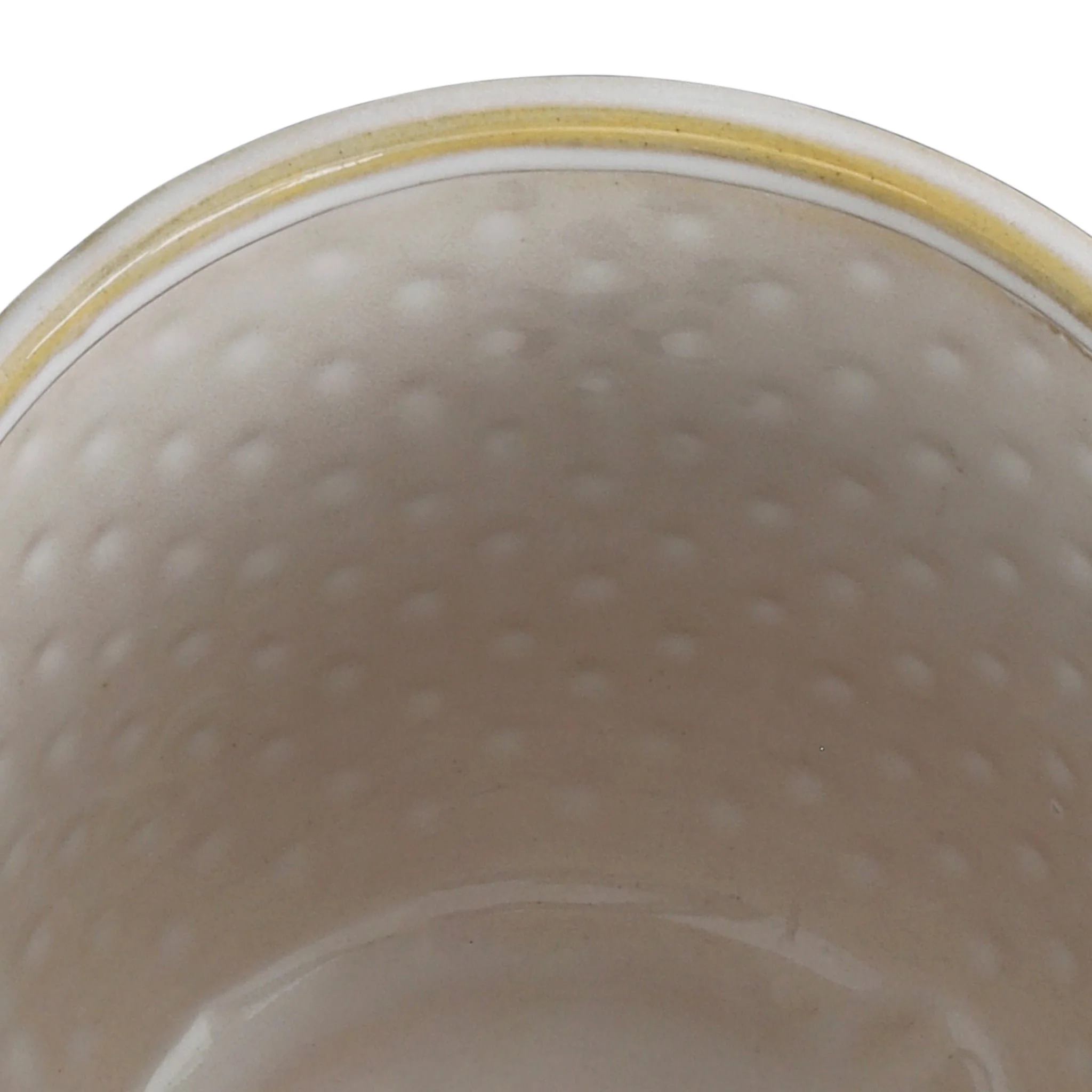 Ceramic 6" Dotted Planter W/ Saucer, Blue - Image 6