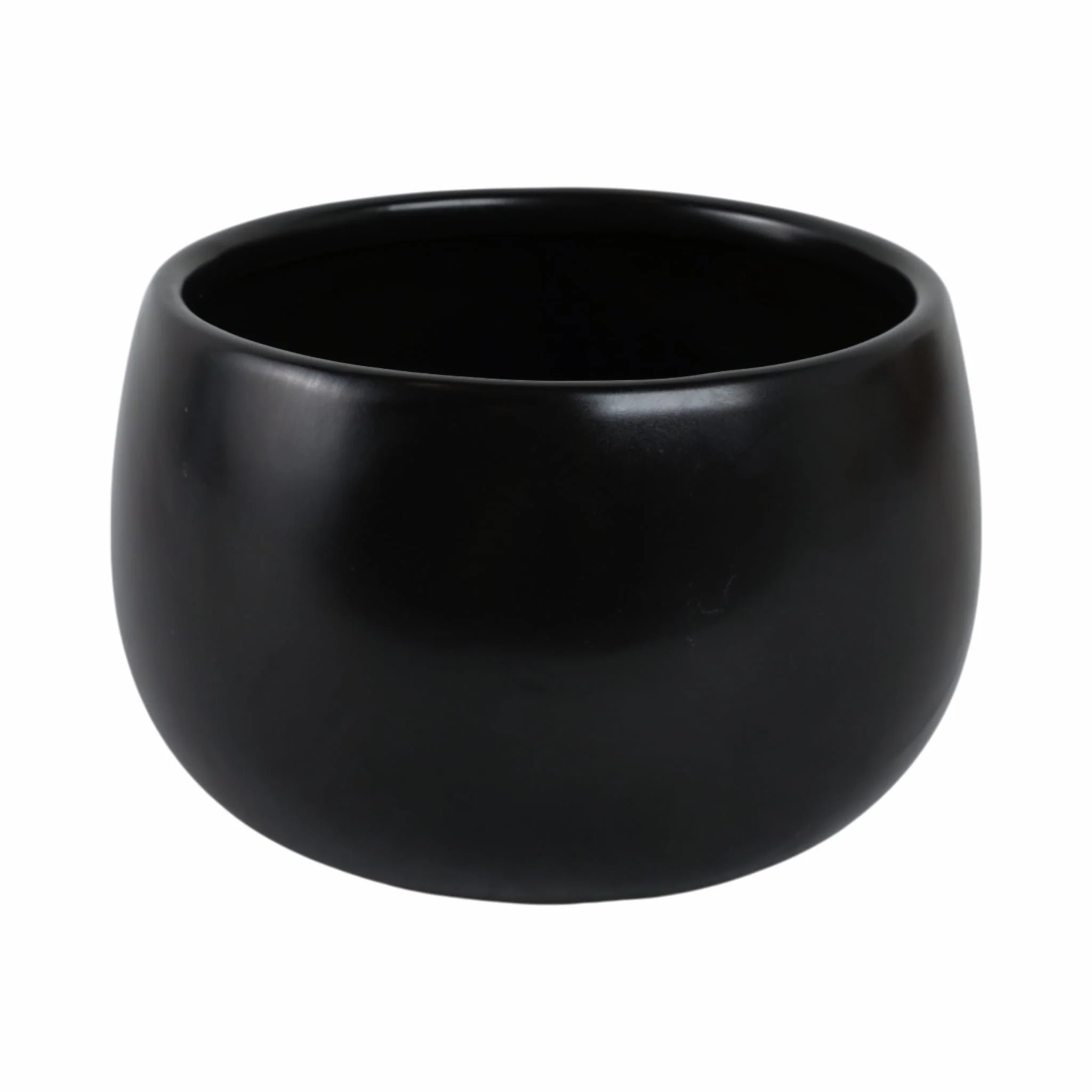 Ceramic 7" Face Planter, Matte Black - Image 4